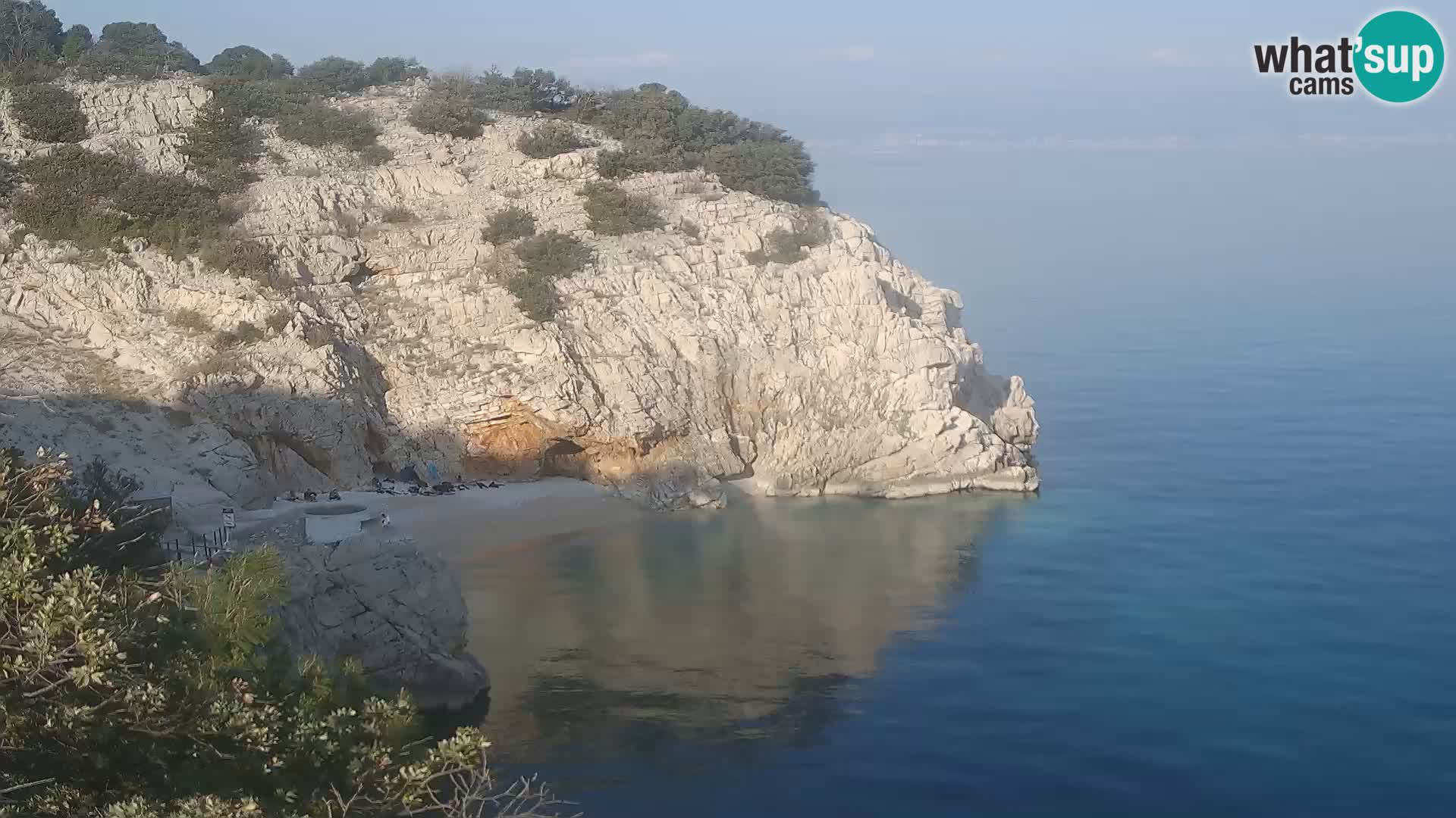Webcam Brseč beach – Mošćenička Draga – Croatia