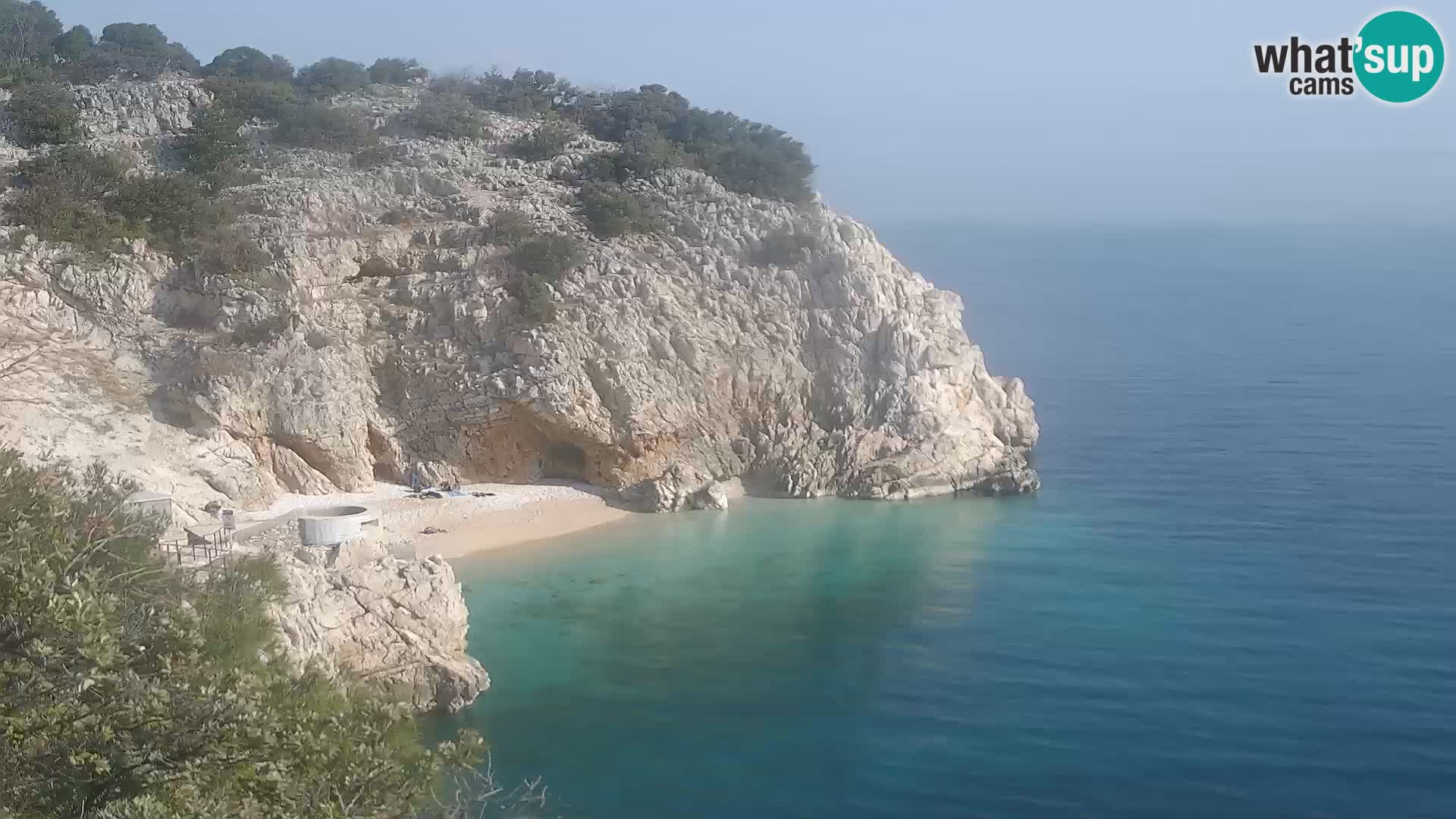 Webcam Bersezio spiaggia – Draga di Moschiena – Croazia