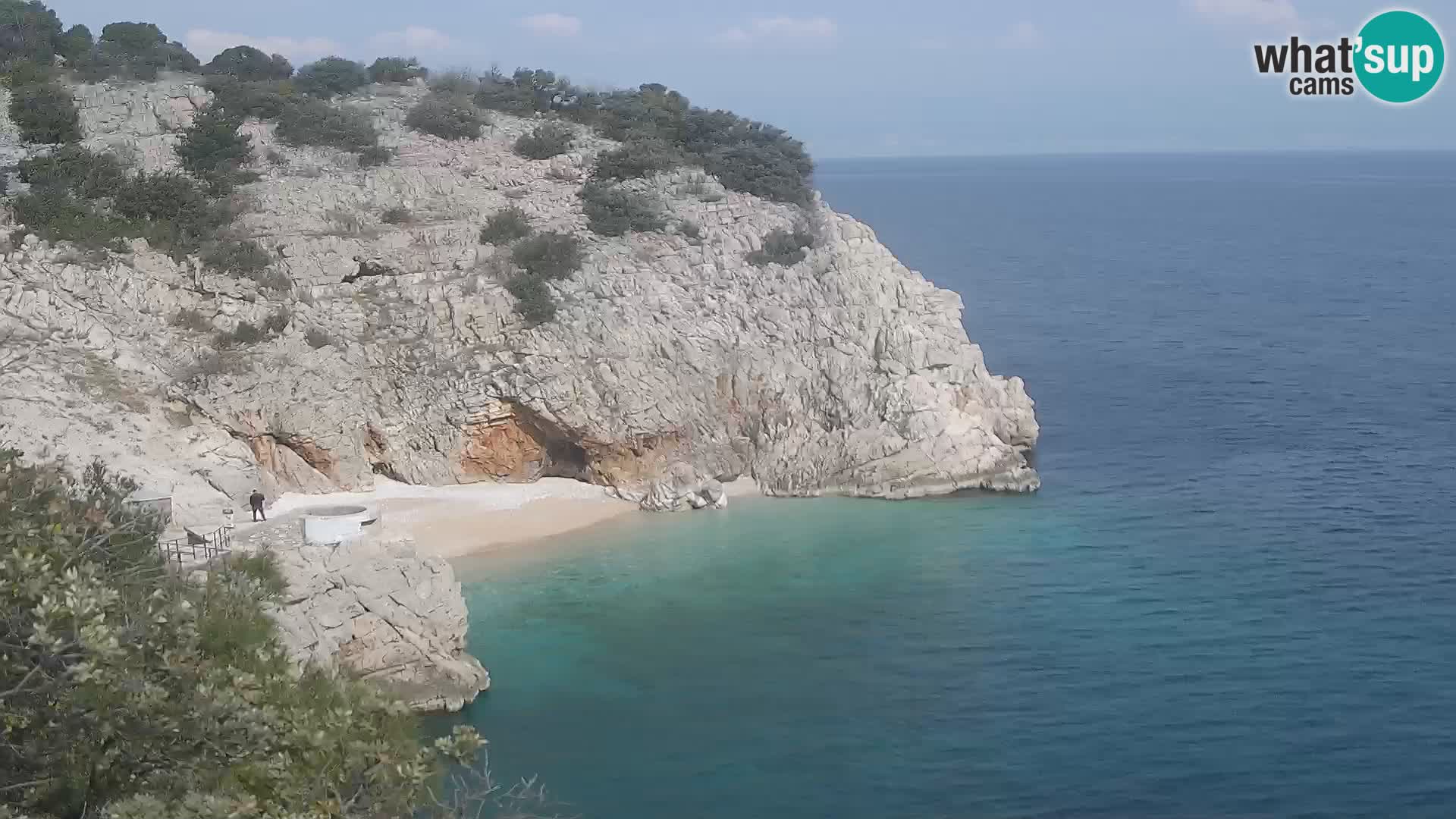 Webcam Brseč Strand – Mošćenička Draga – Kroatien
