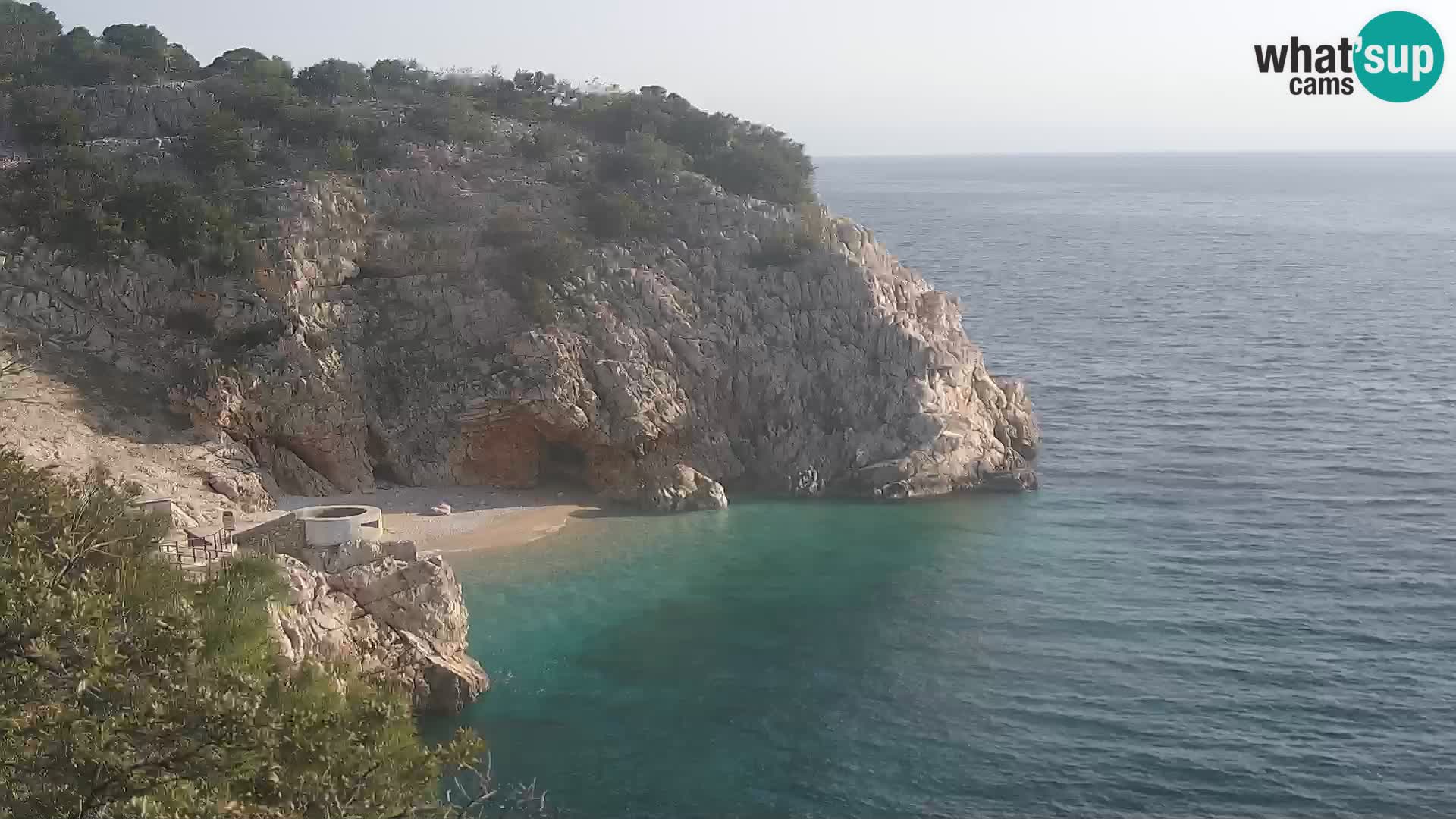 Webcam Brseč beach – Mošćenička Draga – Croatia