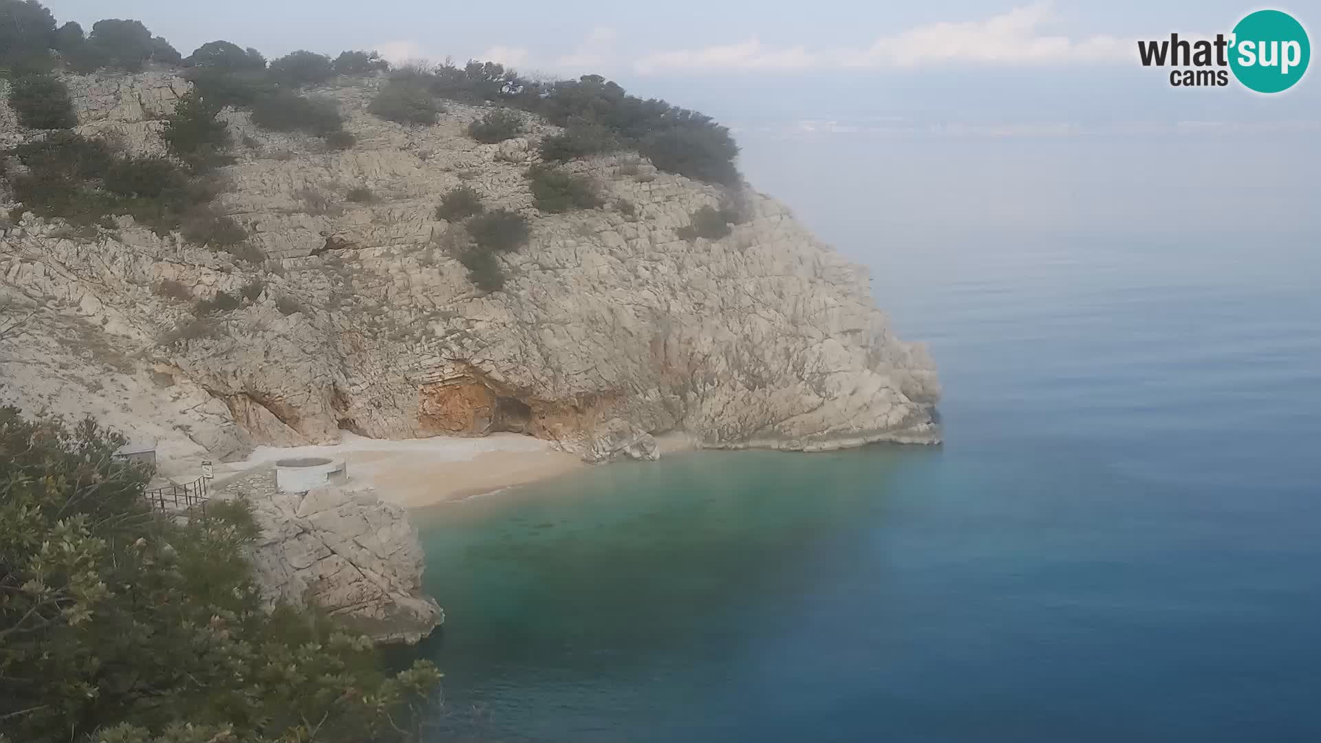 Webcam Brseč Strand – Mošćenička Draga – Kroatien