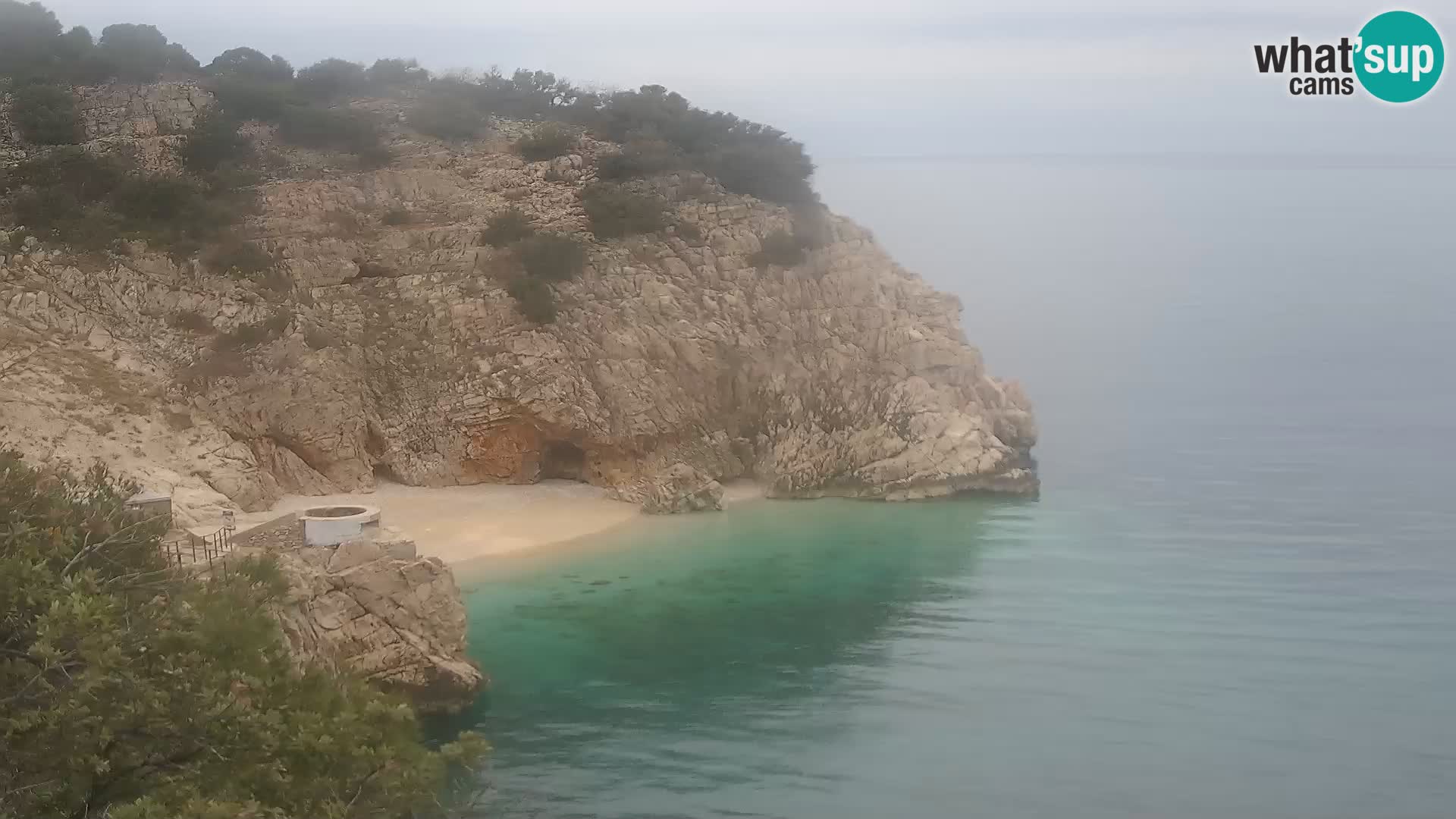 Web kamera plaže Brseč – Mošćenička Draga – Hrvatska