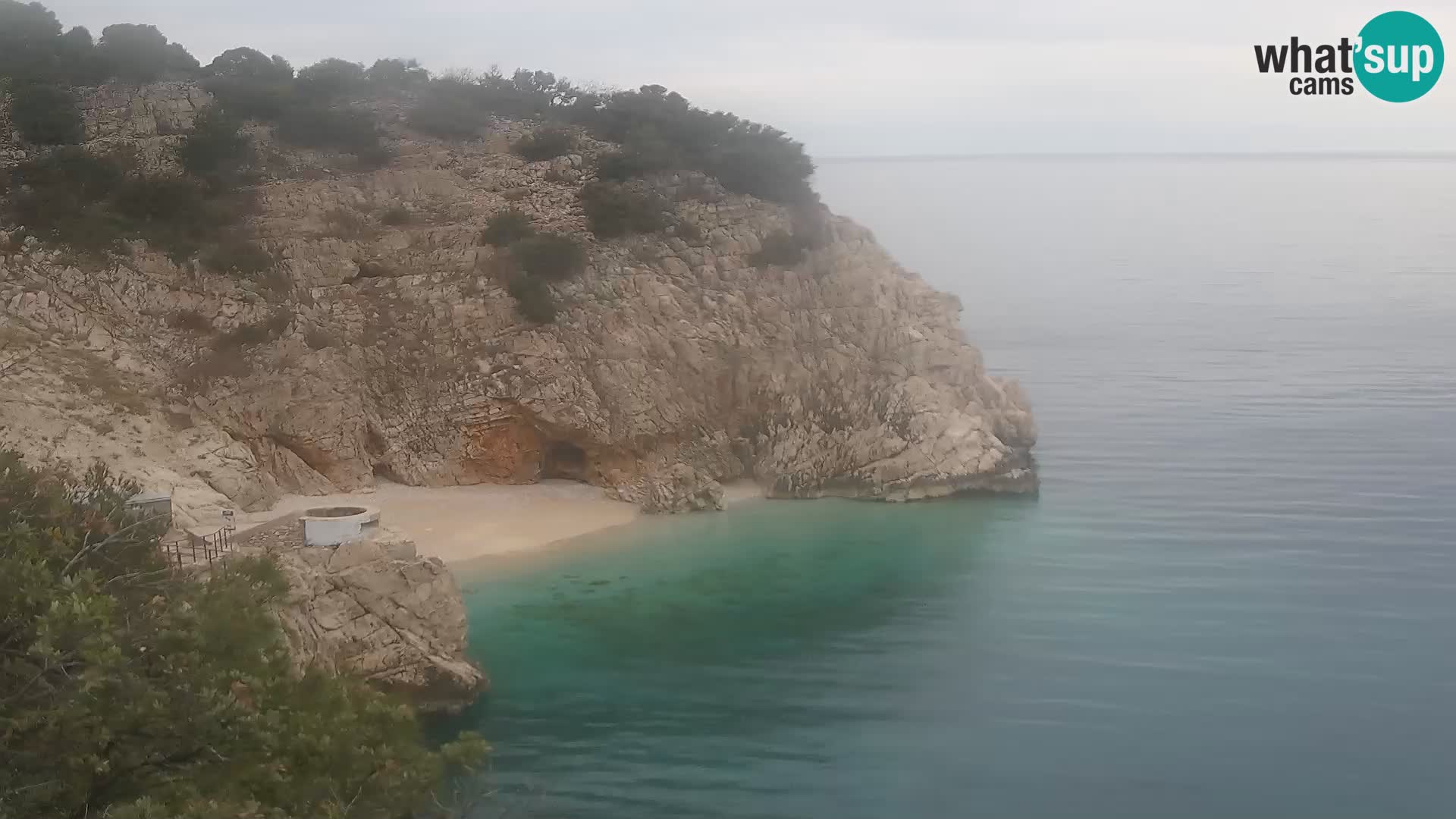 Web kamera plaže Brseč – Mošćenička Draga – Hrvatska