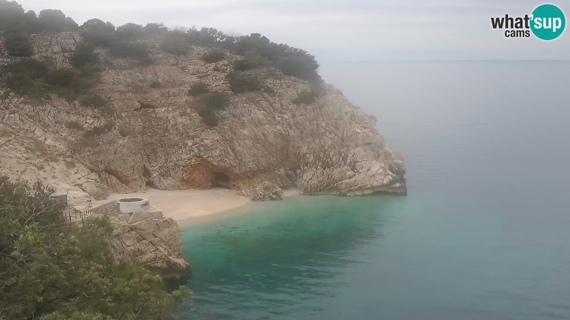 Webcam Bersezio spiaggia – Draga di Moschiena – Croazia