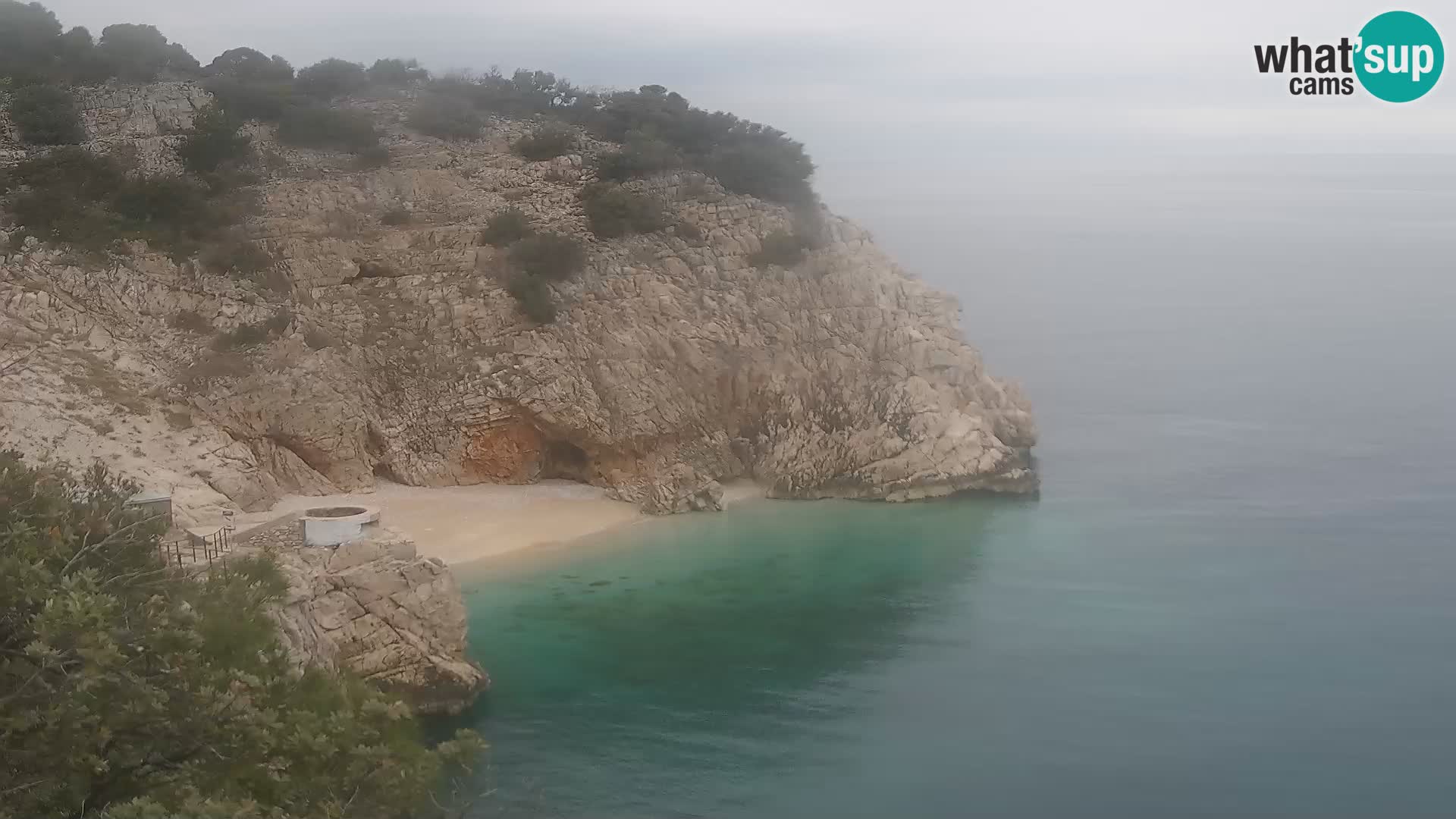 Webcam Bersezio spiaggia – Draga di Moschiena – Croazia