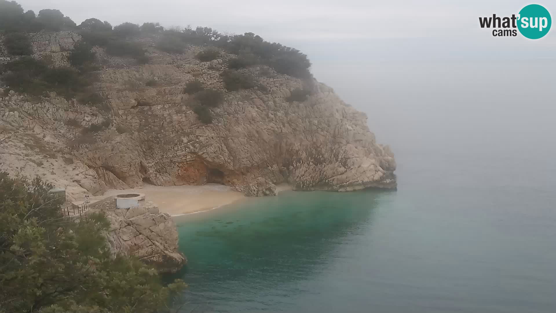 Webcam Brseč Strand – Mošćenička Draga – Kroatien
