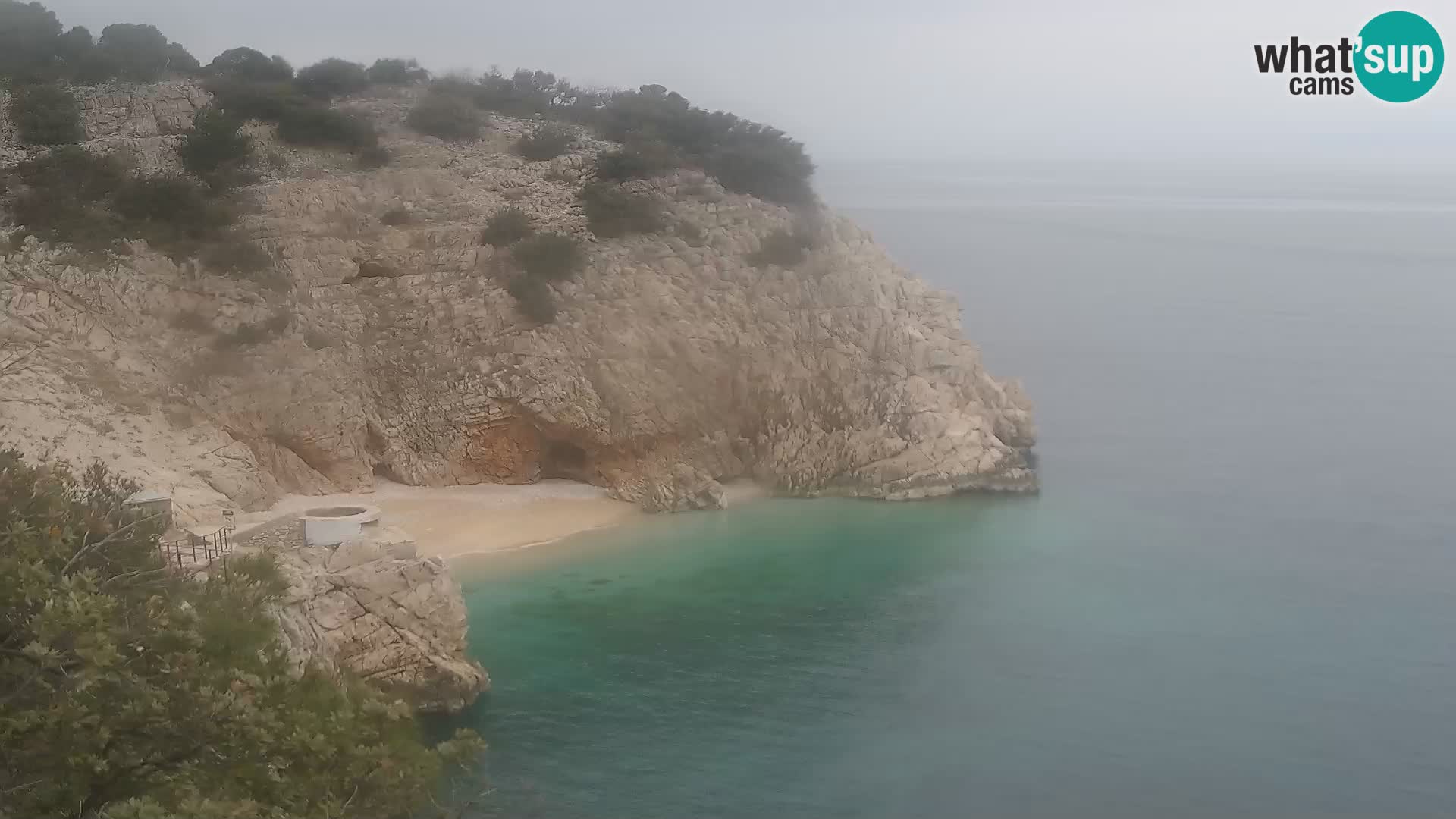Webcam Brseč Strand – Mošćenička Draga – Kroatien
