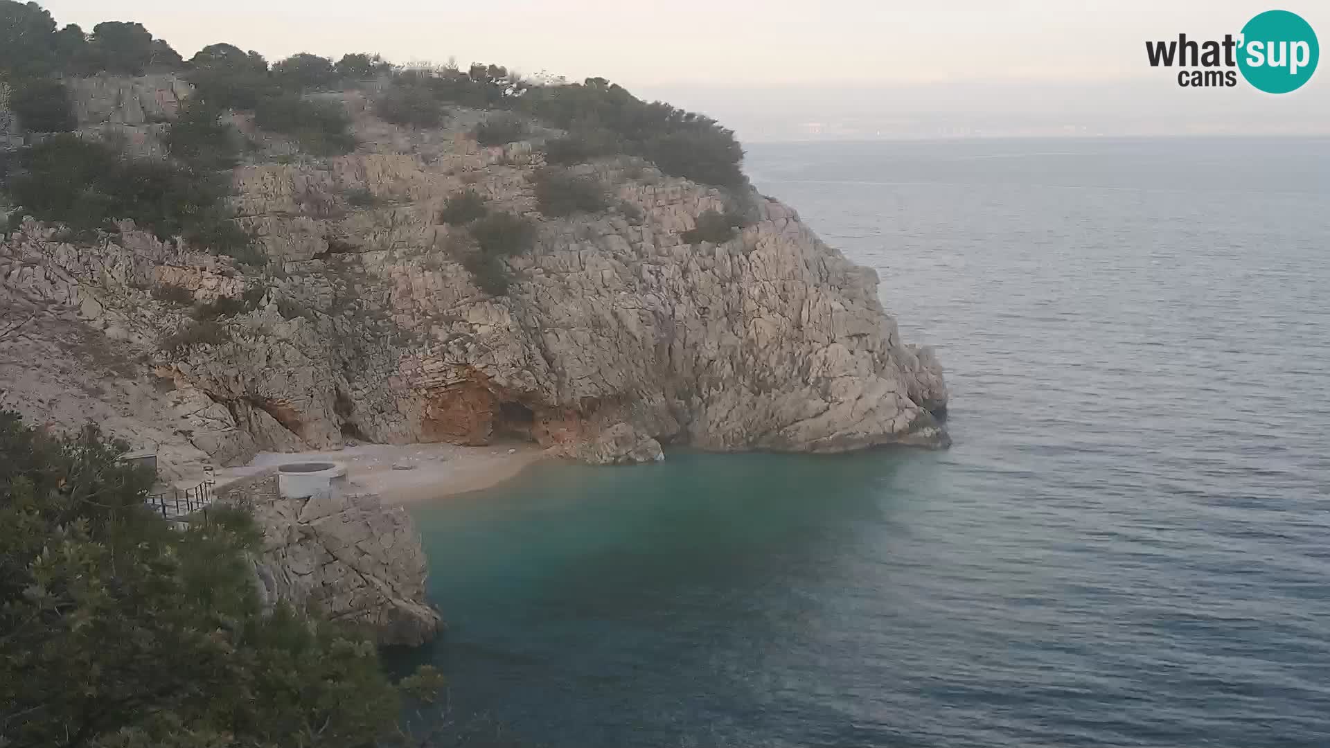 Webcam Brseč Strand – Mošćenička Draga – Kroatien