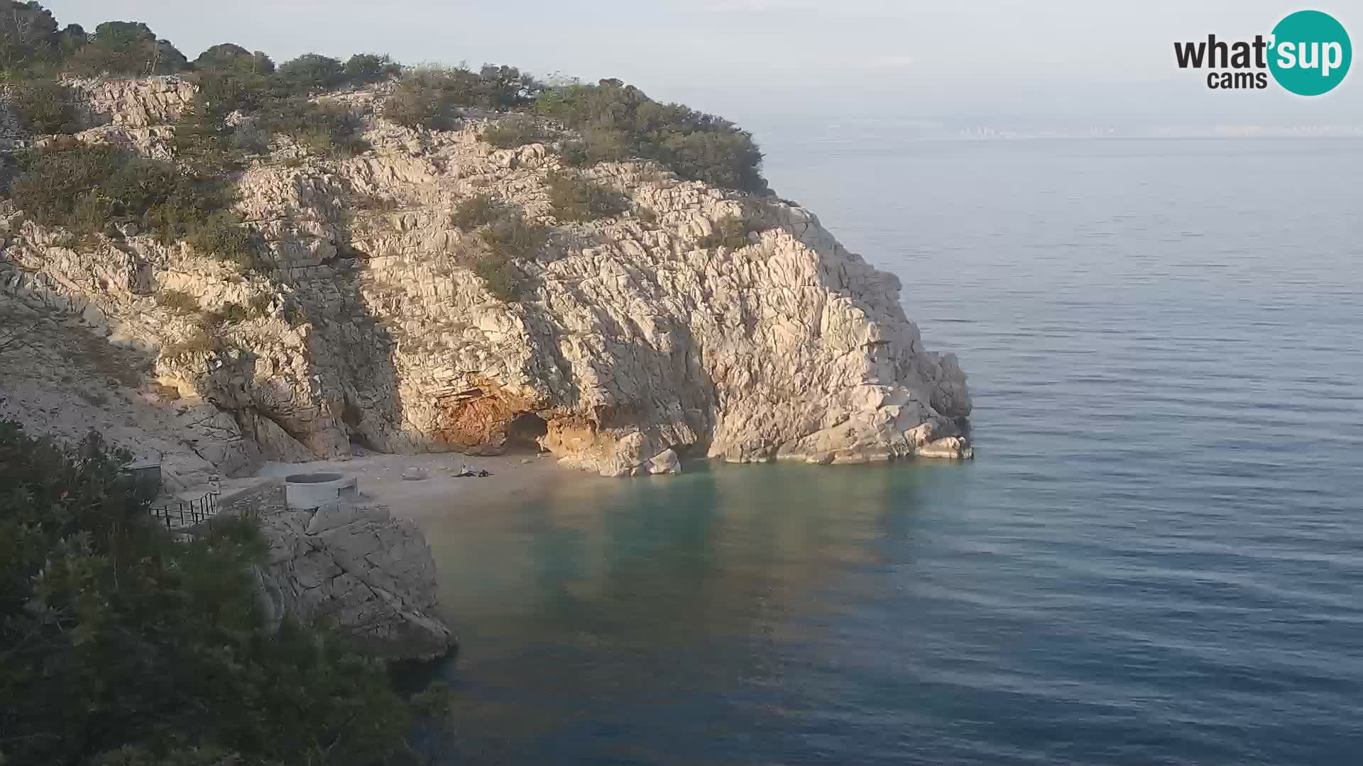 Webcam Brseč beach – Mošćenička Draga – Croatia