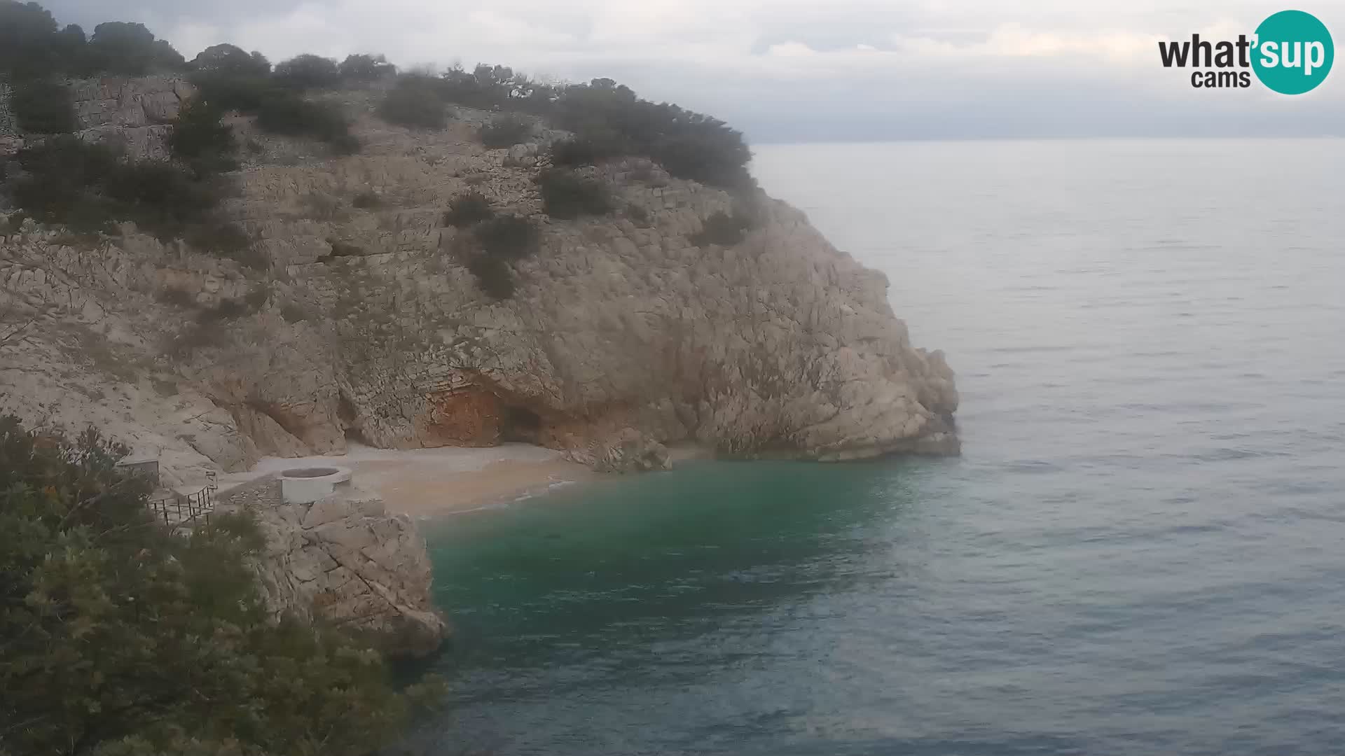 Webcam Brseč beach – Mošćenička Draga – Croatia