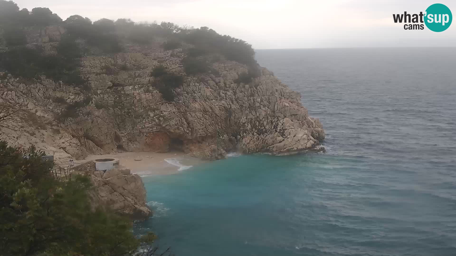 Web kamera plaže Brseč – Mošćenička Draga – Hrvatska