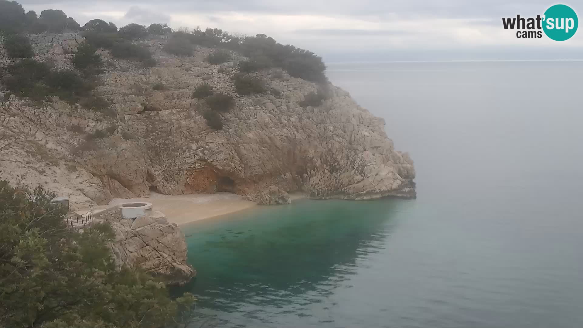 Webcam Brseč Strand – Mošćenička Draga – Kroatien
