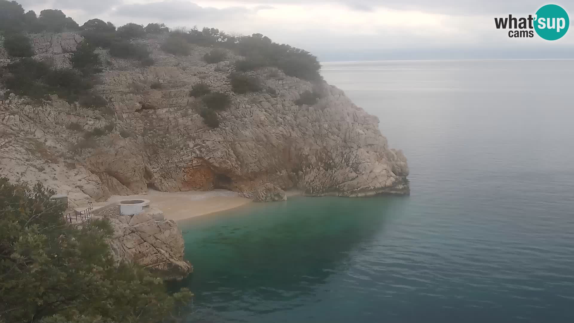 Webcam Brseč beach – Mošćenička Draga – Croatia