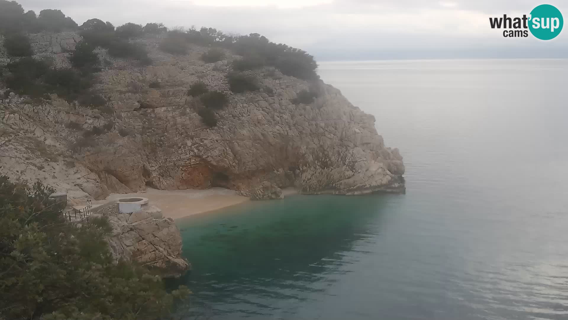 Webcam Brseč beach – Mošćenička Draga – Croatia