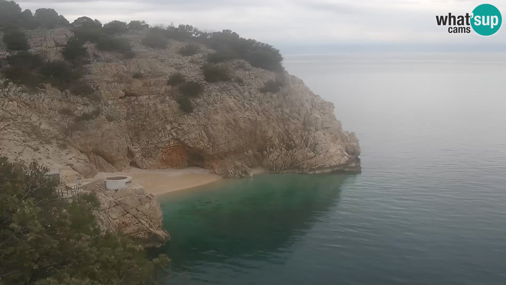 Webcam Brseč Strand – Mošćenička Draga – Kroatien