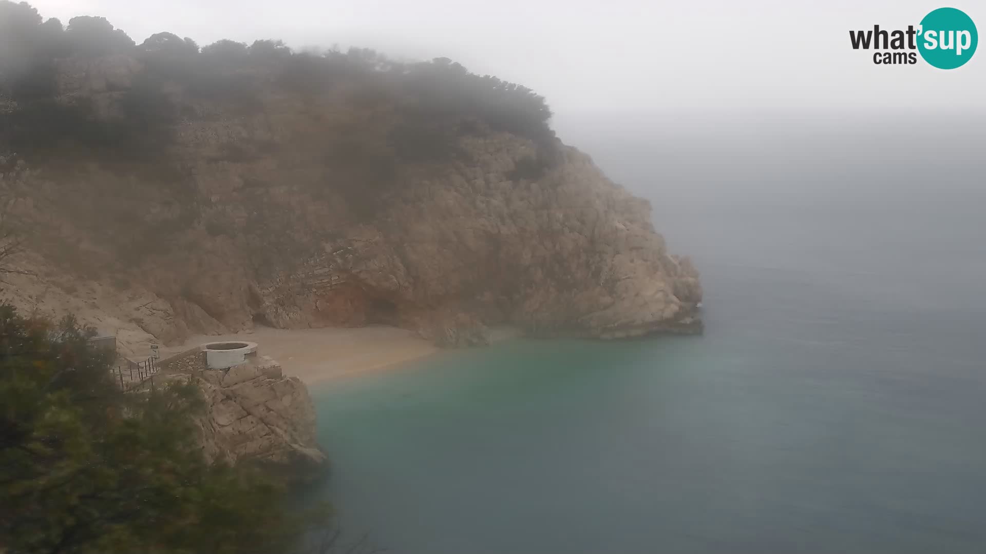 Web kamera plaže Brseč – Mošćenička Draga – Hrvatska