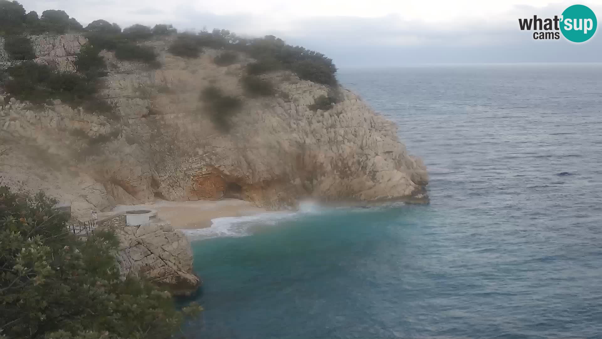 Webcam Bersezio spiaggia – Draga di Moschiena – Croazia