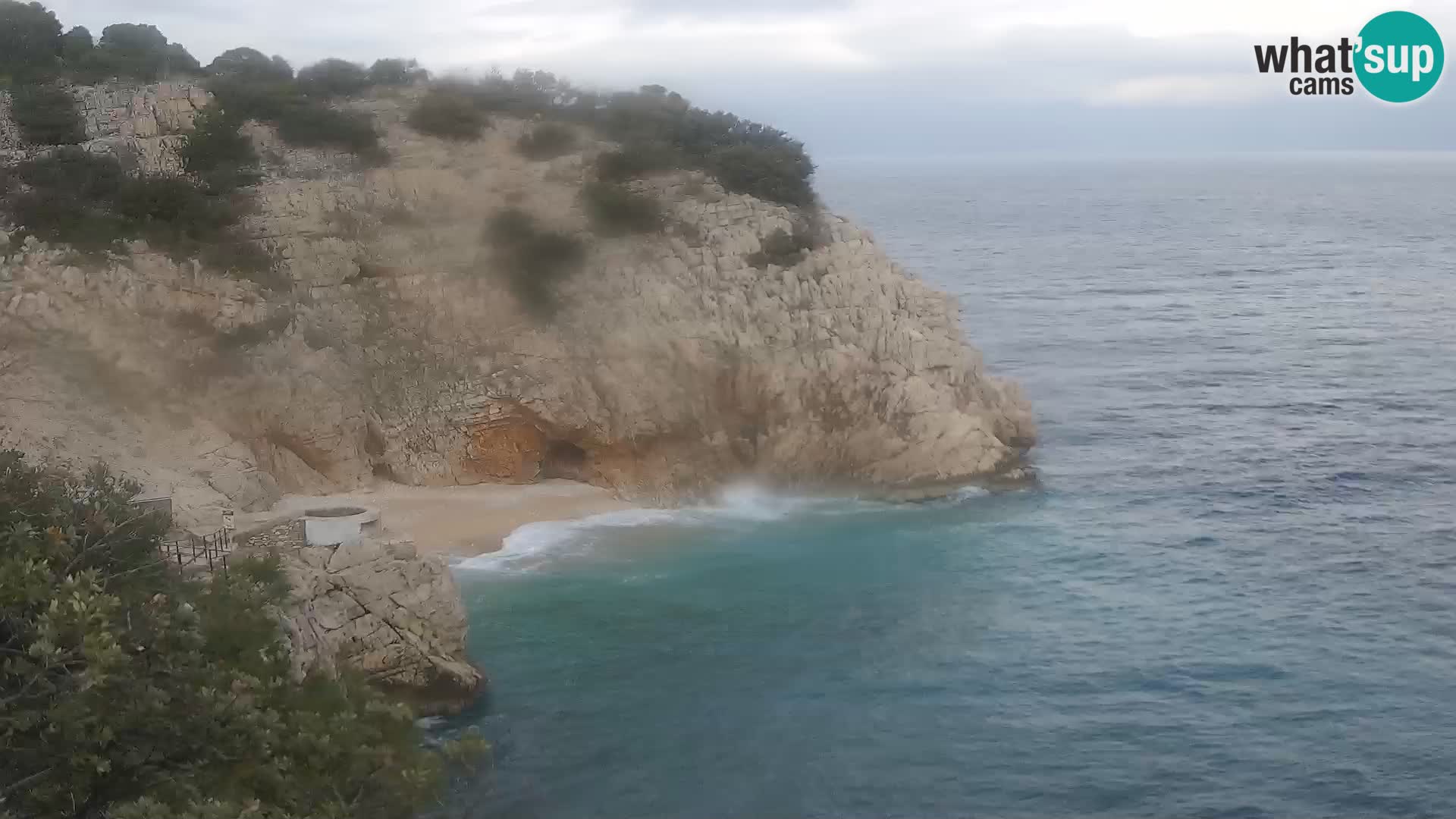 Webcam Bersezio spiaggia – Draga di Moschiena – Croazia