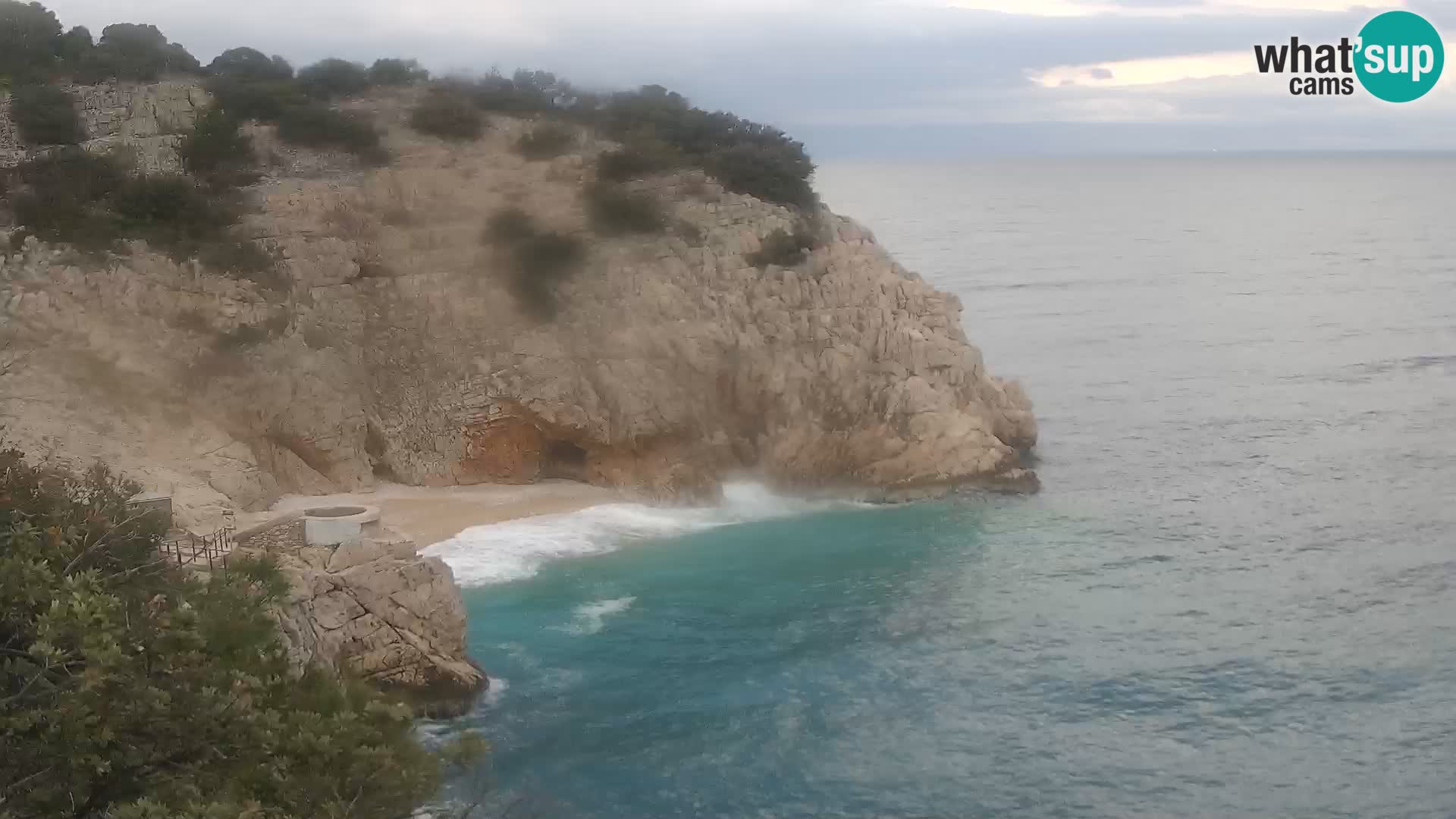 Webcam Brseč beach – Mošćenička Draga – Croatia
