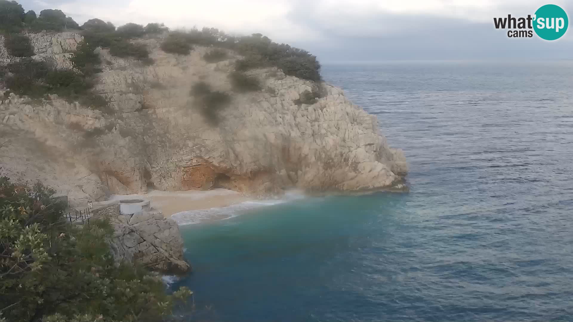 Web kamera plaže Brseč – Mošćenička Draga – Hrvatska