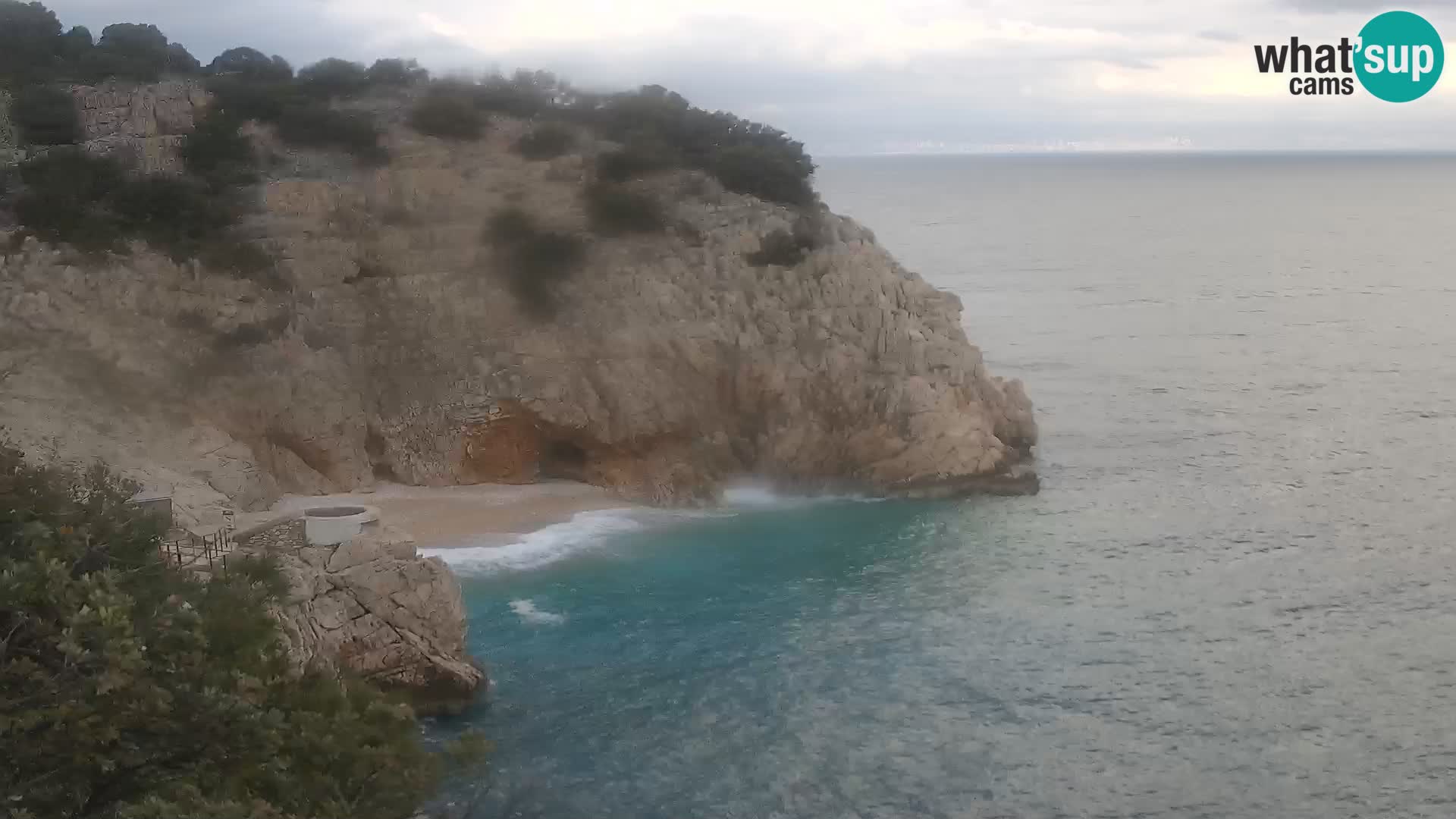 Webcam Brseč beach – Mošćenička Draga – Croatia
