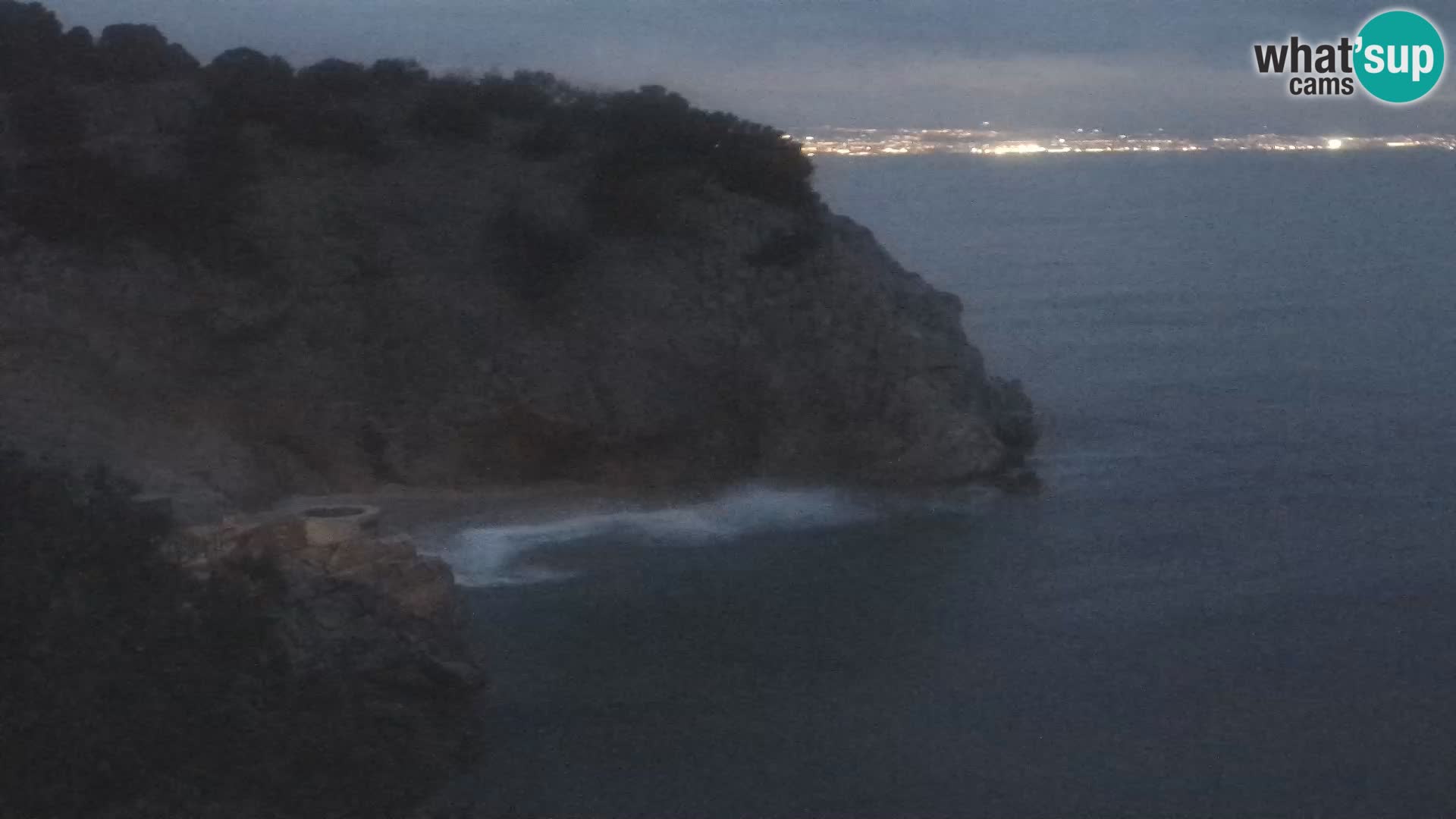 Cámara web de la playa de Brseč en Mošćenička Draga, Croacia