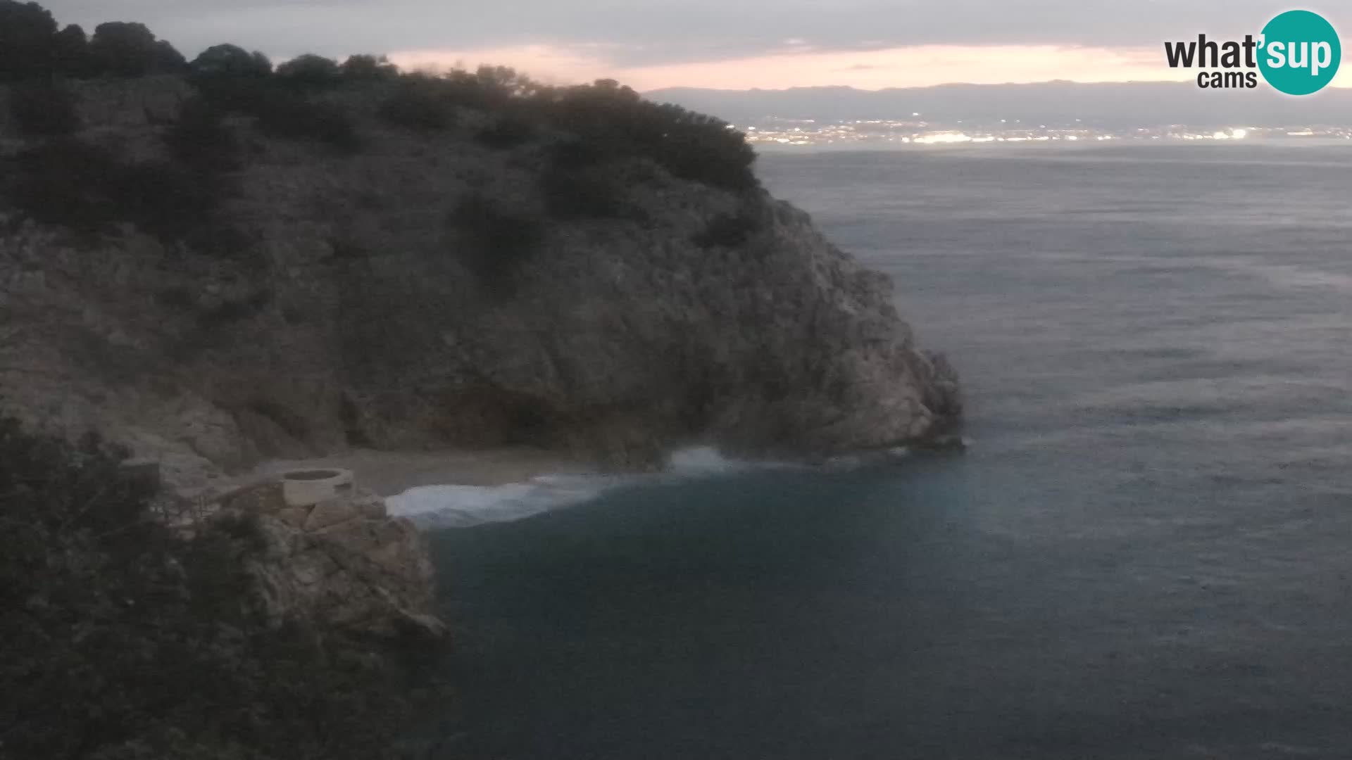 Webcam Brseč beach – Mošćenička Draga – Croatia