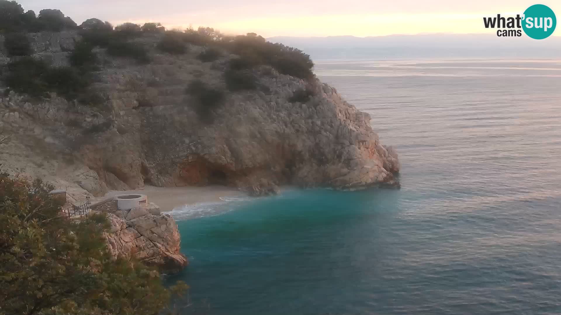 Webcam Brseč beach – Mošćenička Draga – Croatia