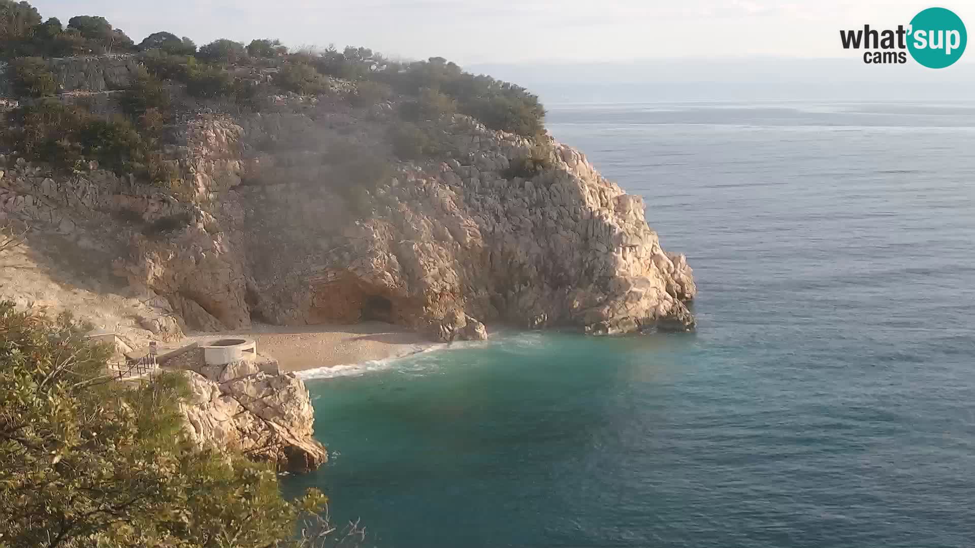 Webcam Brseč beach – Mošćenička Draga – Croatia