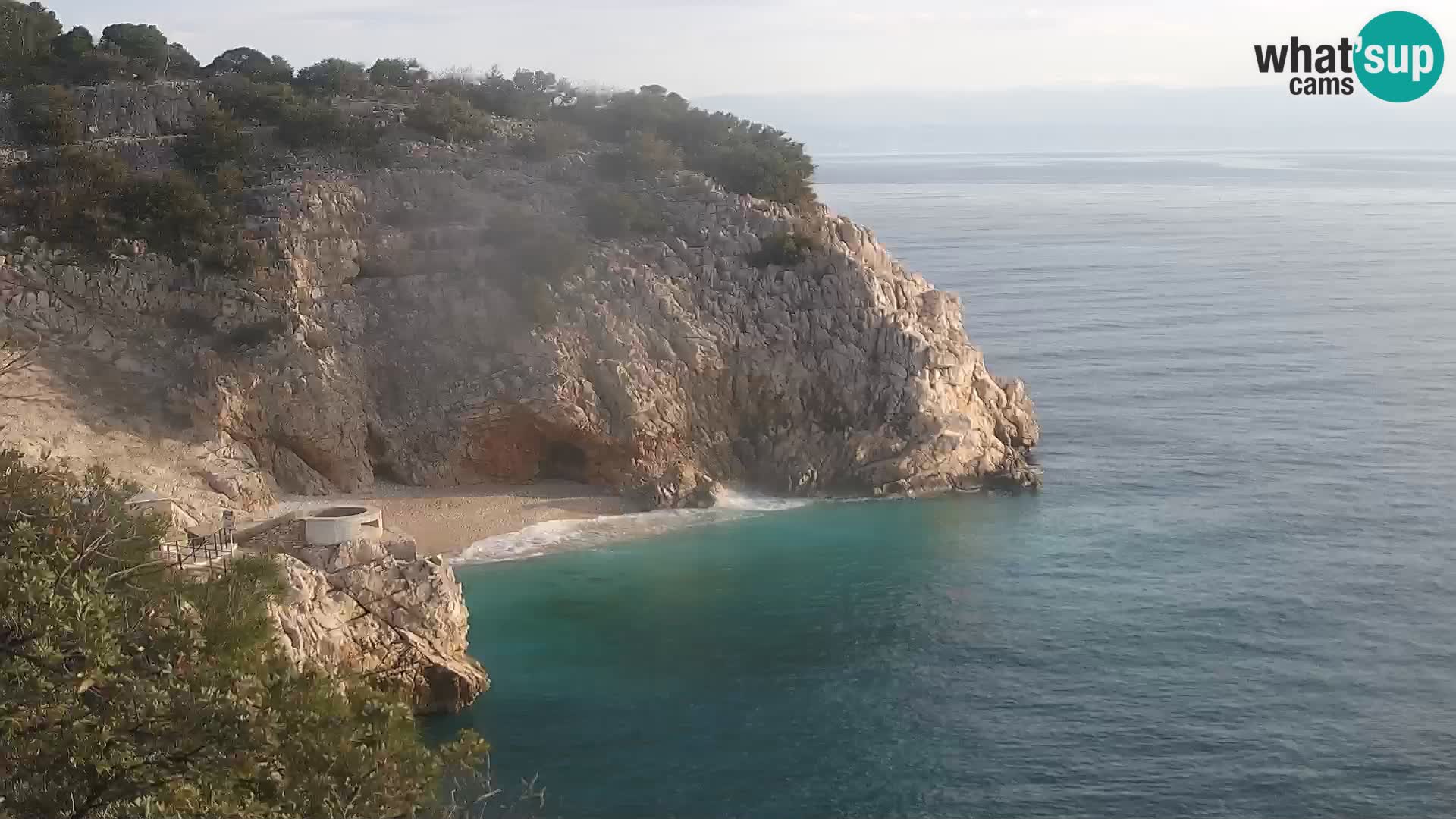 Webcam Brseč beach – Mošćenička Draga – Croatia