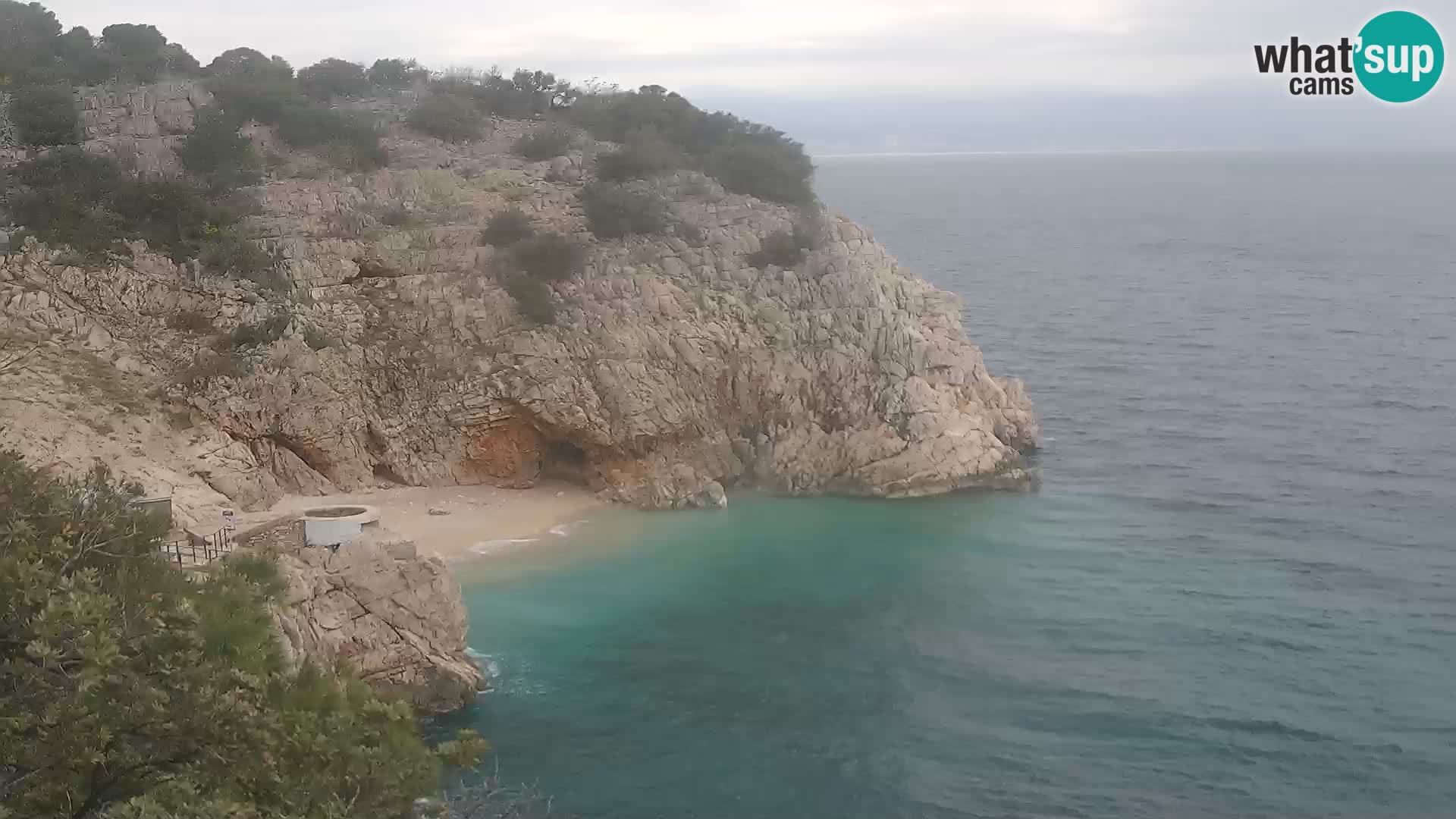 Web kamera plaže Brseč – Mošćenička Draga – Hrvatska