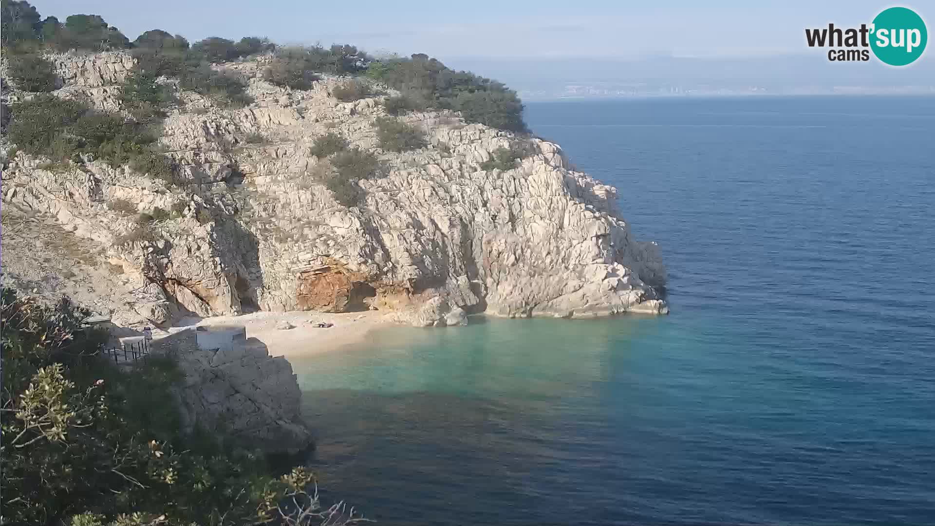 Webcam Brseč Strand – Mošćenička Draga – Kroatien