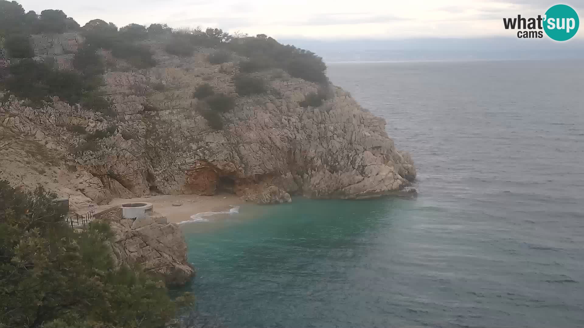 Webcam Brseč beach – Mošćenička Draga – Croatia