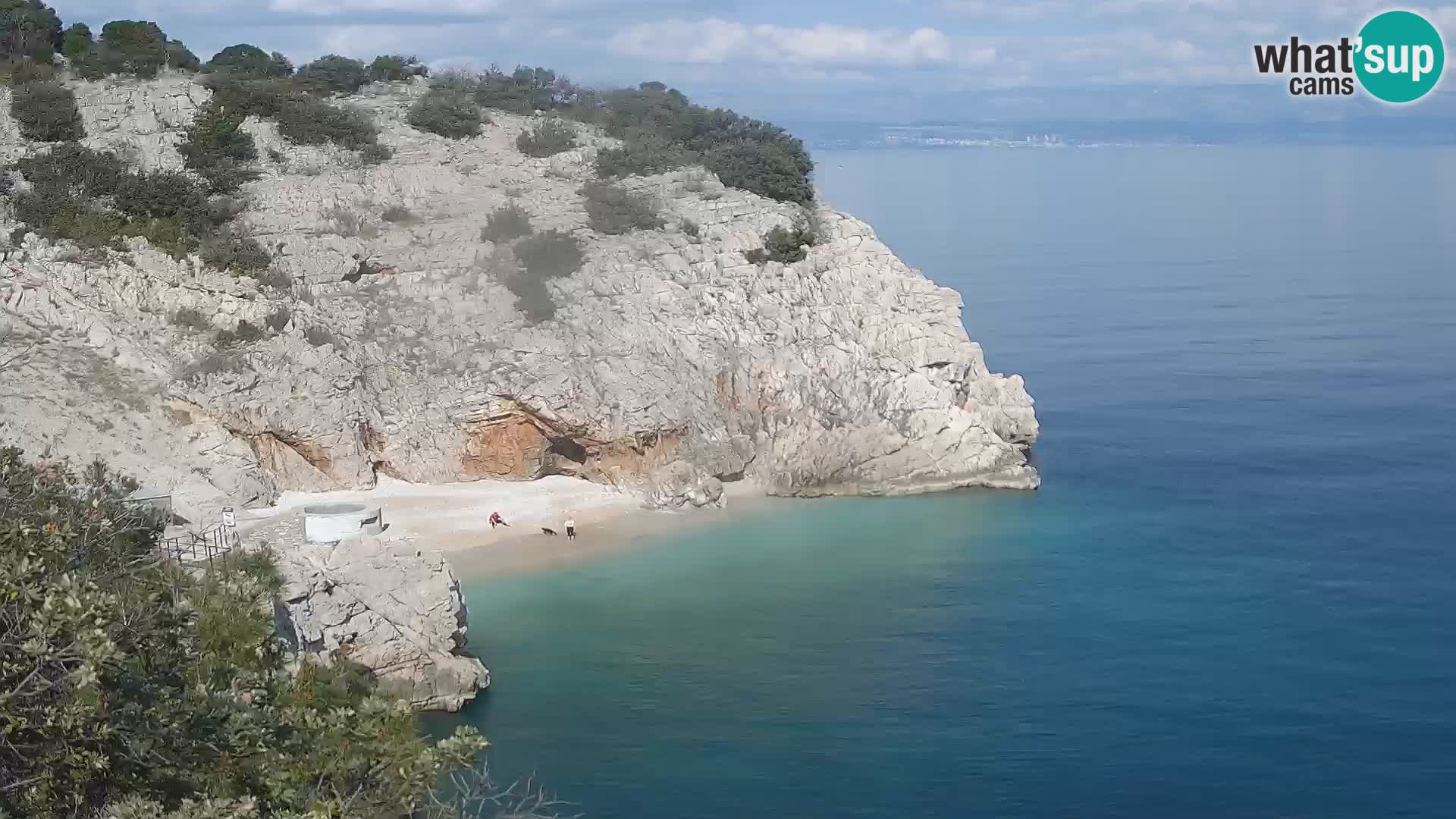 Webcam Brseč beach – Mošćenička Draga – Croatia