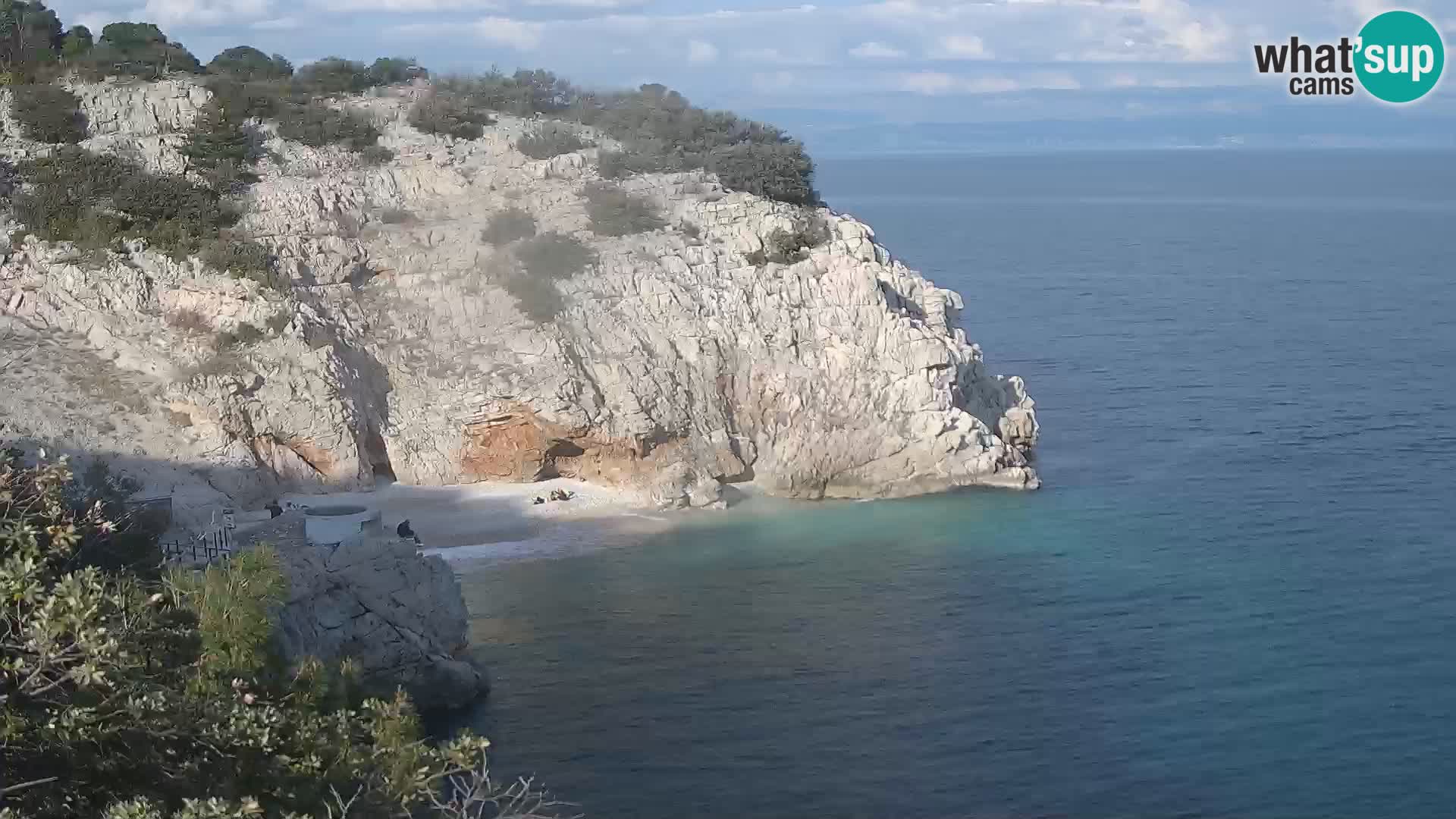 Webcam Brseč beach – Mošćenička Draga – Croatia