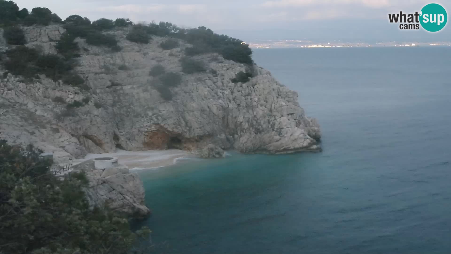 Webcam Brseč beach – Mošćenička Draga – Croatia