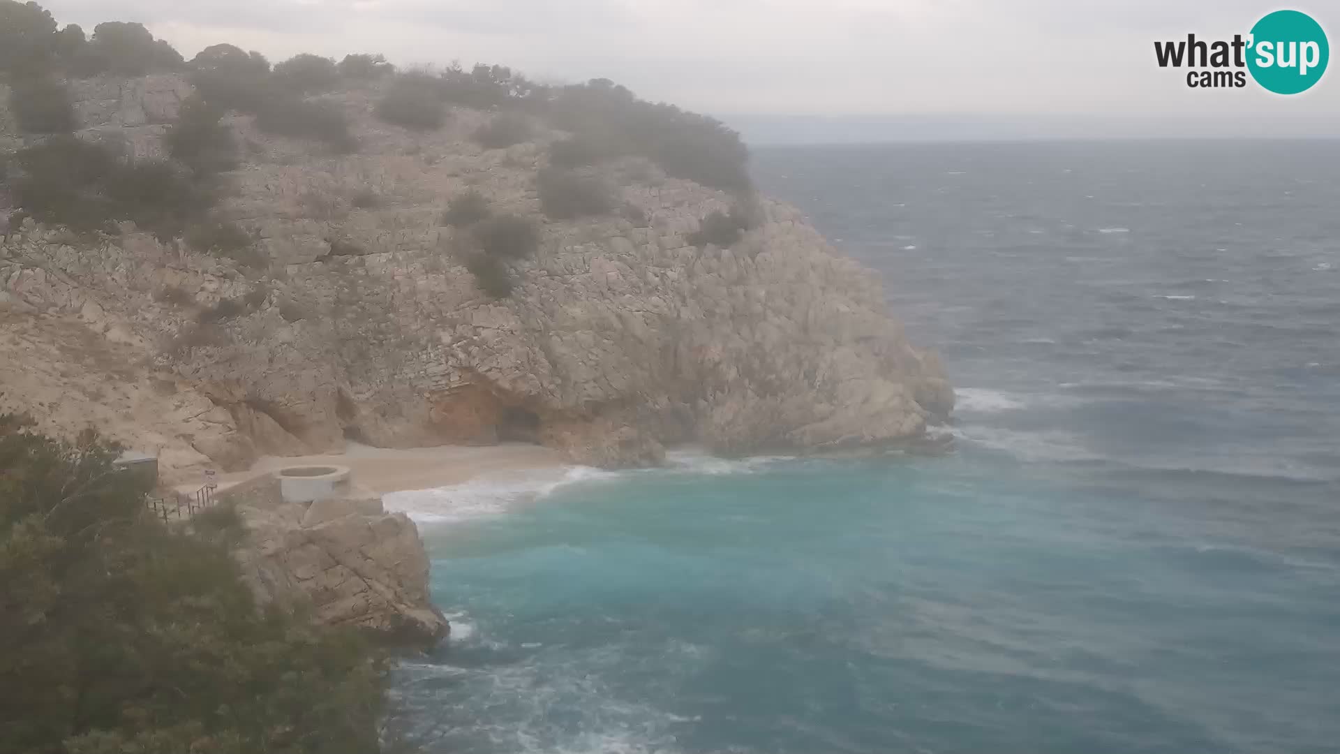Webcam Brseč Strand – Mošćenička Draga – Kroatien