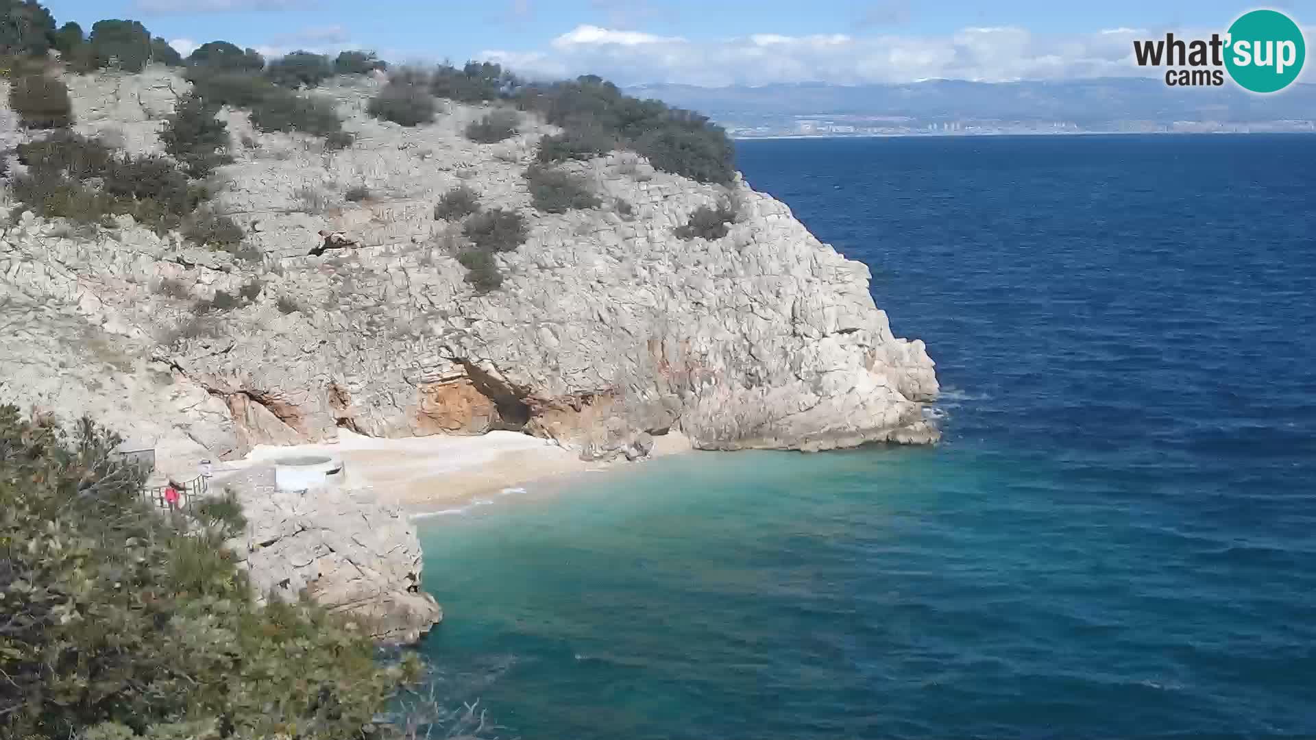 Webcam Brseč beach – Mošćenička Draga – Croatia