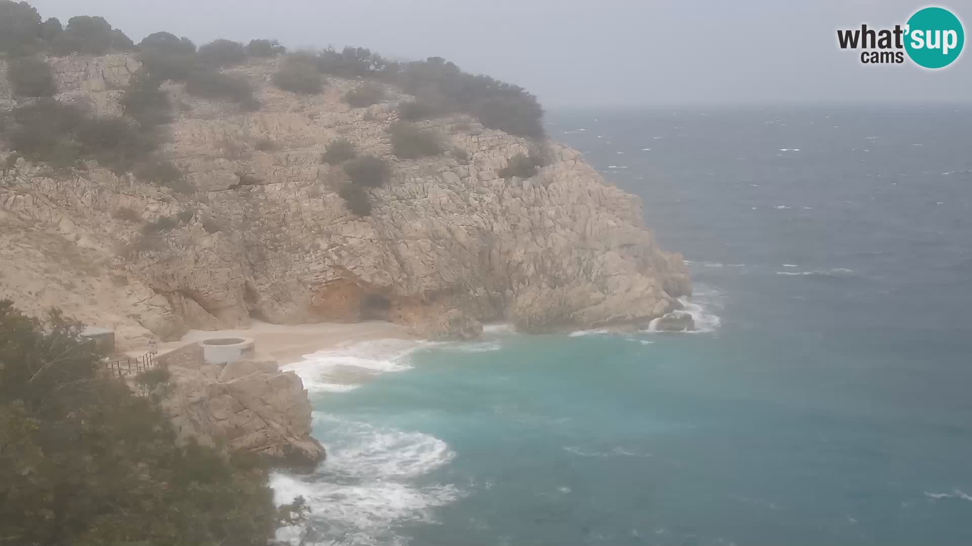 Webcam Brseč beach – Mošćenička Draga – Croatia