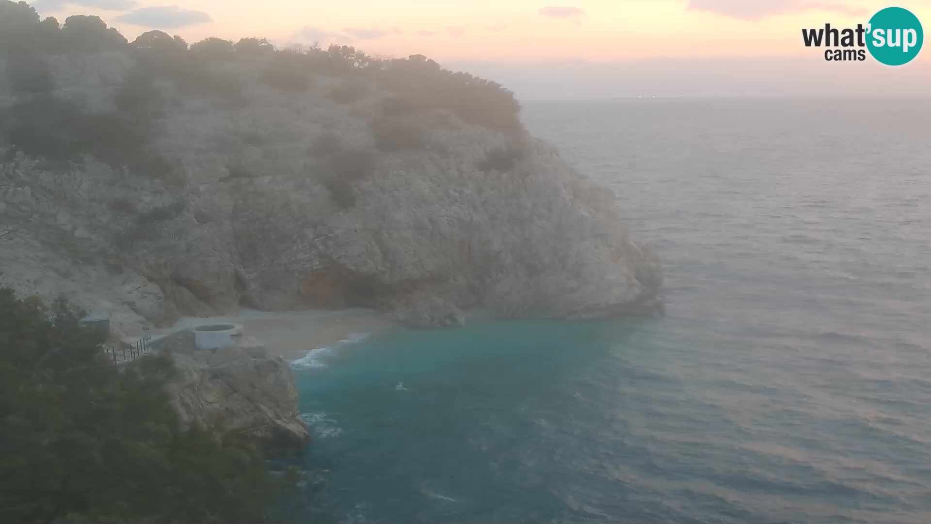 Webcam Brseč beach – Mošćenička Draga – Croatia