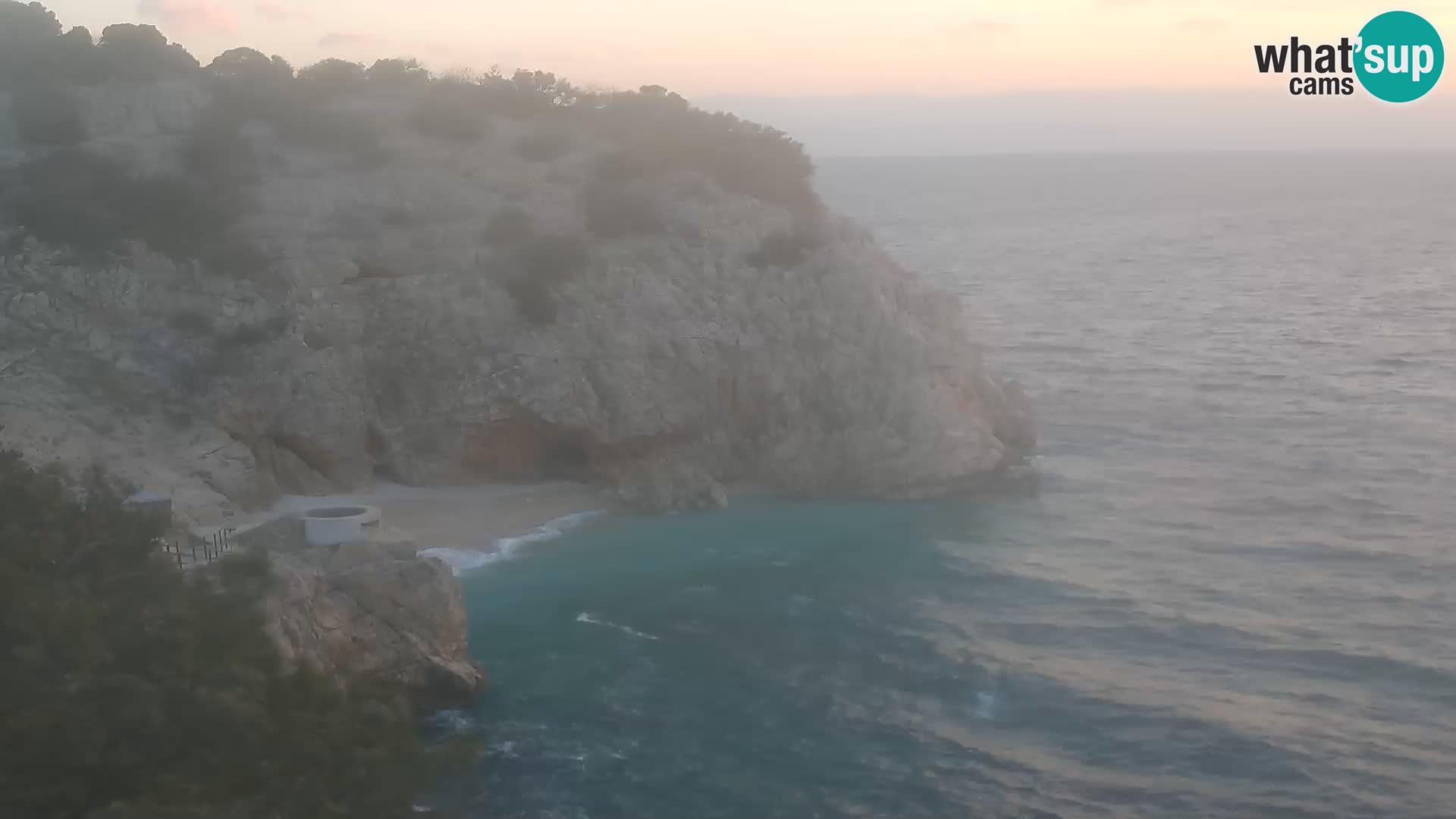 Webcam Bersezio spiaggia – Draga di Moschiena – Croazia