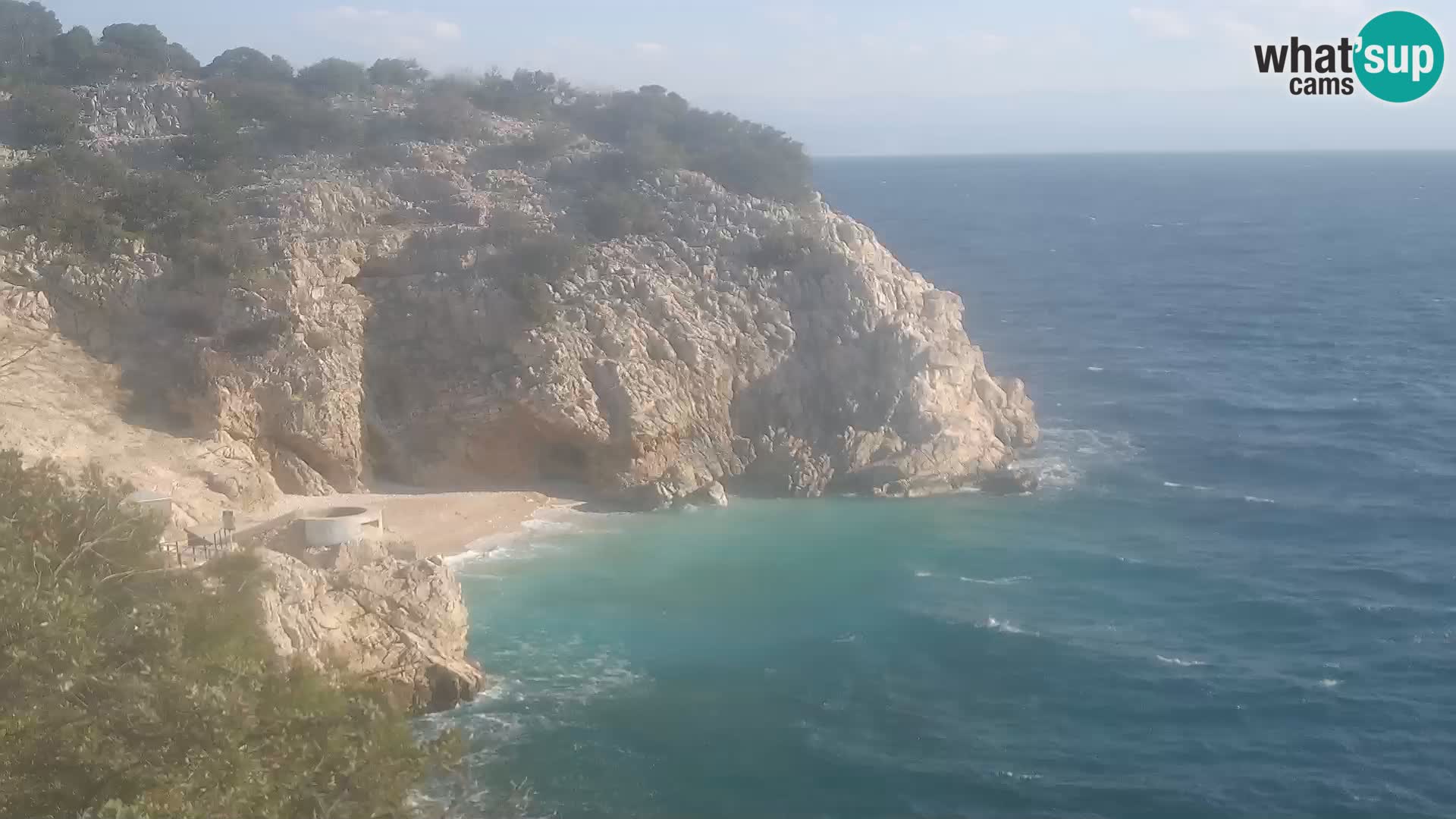 Webcam Brseč beach – Mošćenička Draga – Croatia