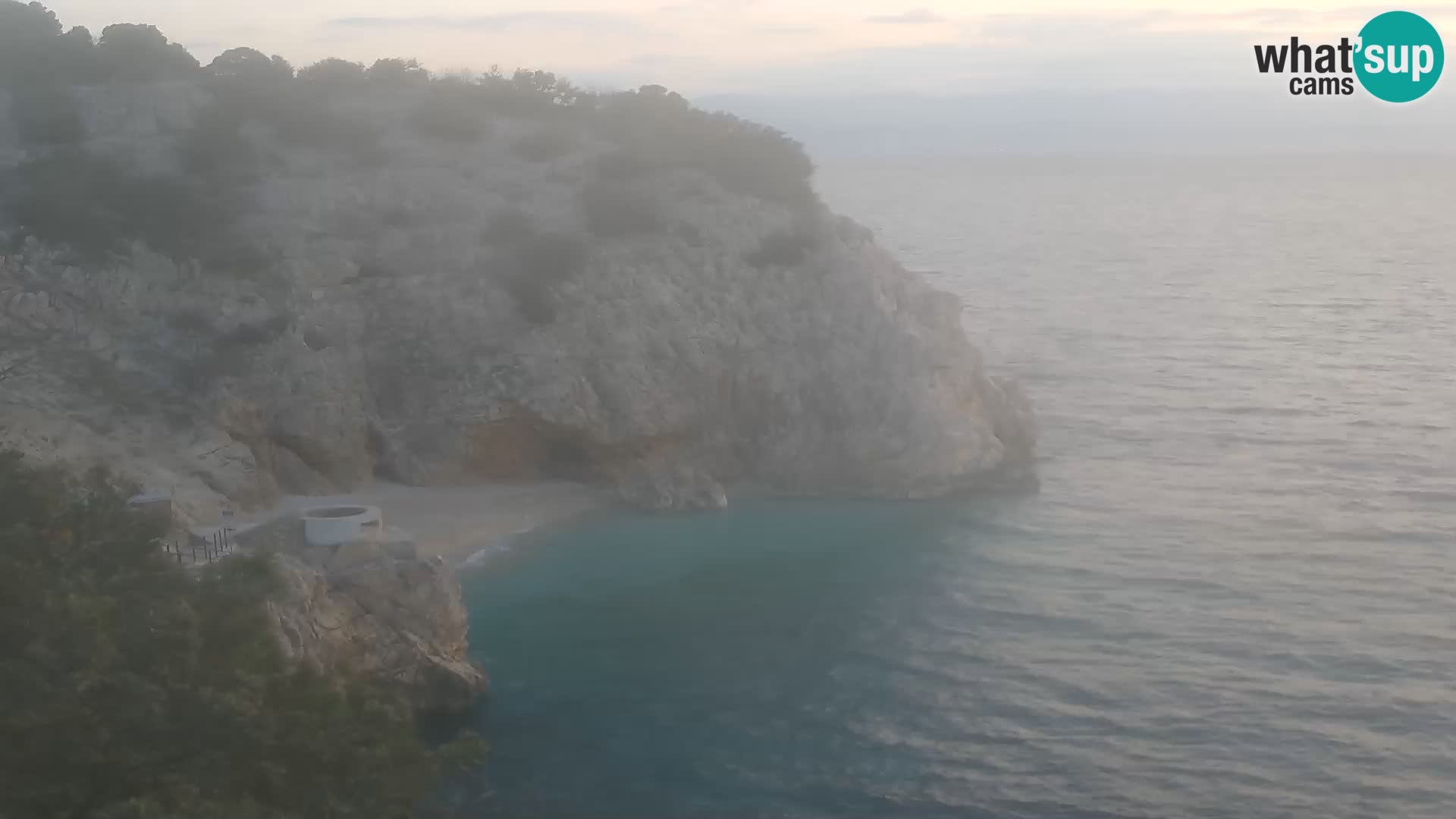 Webcam Brseč beach – Mošćenička Draga – Croatia