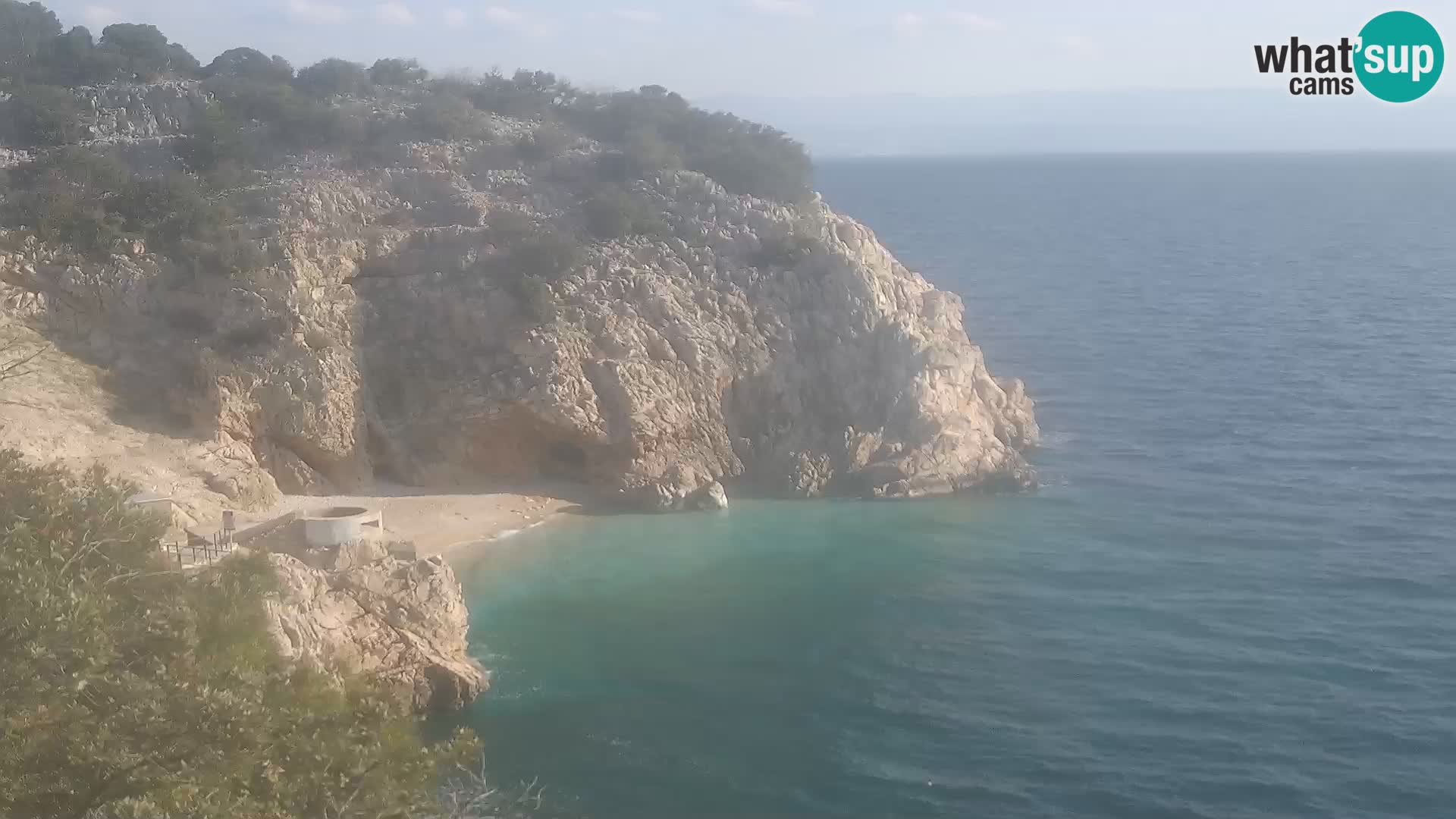 Webcam Brseč beach – Mošćenička Draga – Croatia