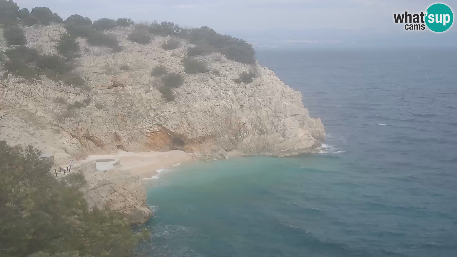 Web kamera plaže Brseč – Mošćenička Draga – Hrvatska