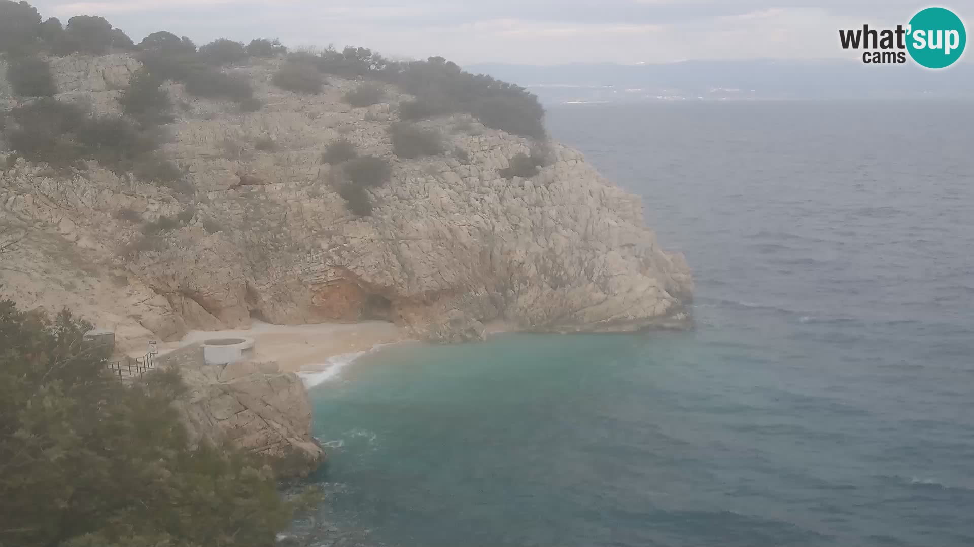 Webcam Brseč beach – Mošćenička Draga – Croatia