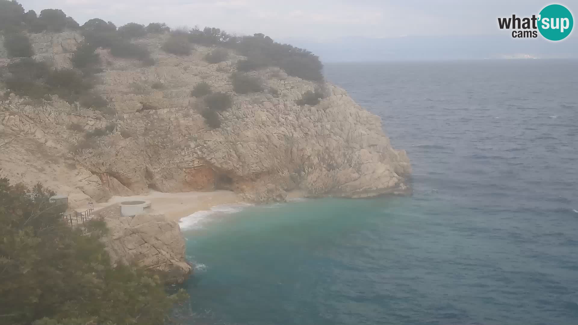Webcam Bersezio spiaggia – Draga di Moschiena – Croazia