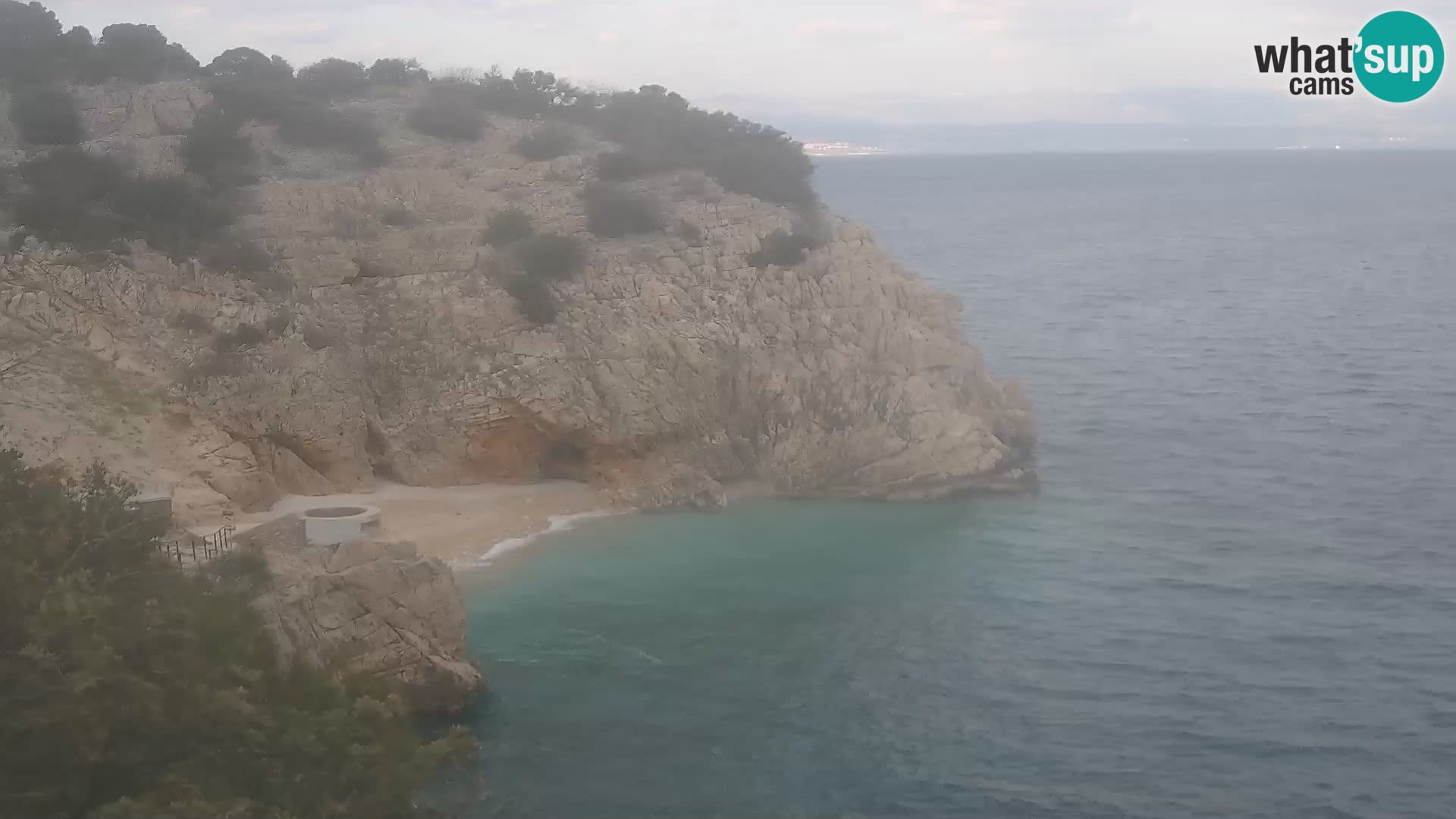 Web kamera plaže Brseč – Mošćenička Draga – Hrvatska