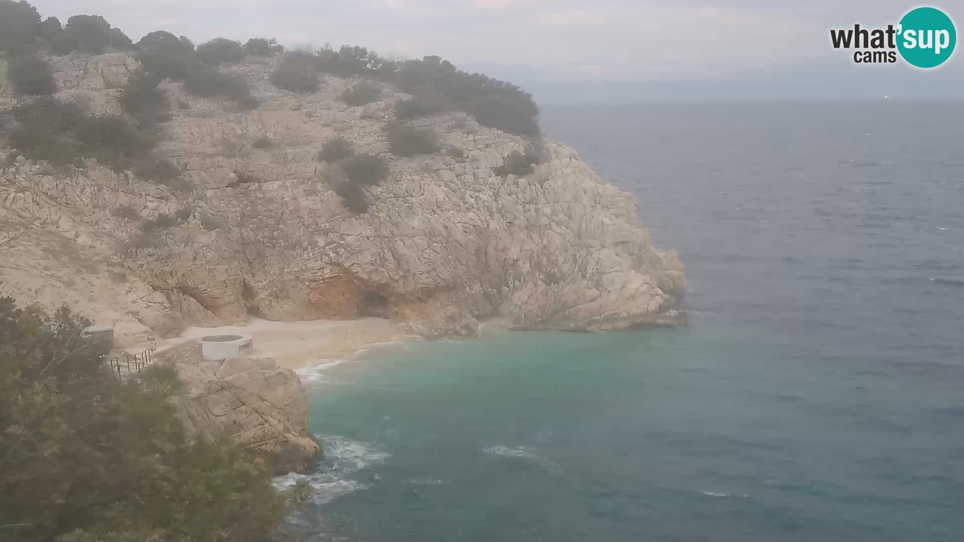 Web kamera plaže Brseč – Mošćenička Draga – Hrvatska