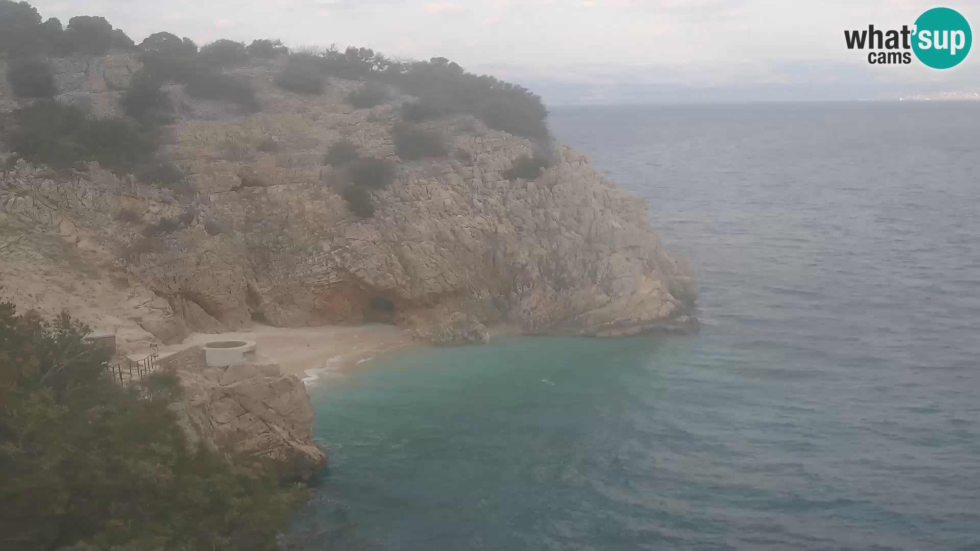 Webcam Bersezio spiaggia – Draga di Moschiena – Croazia